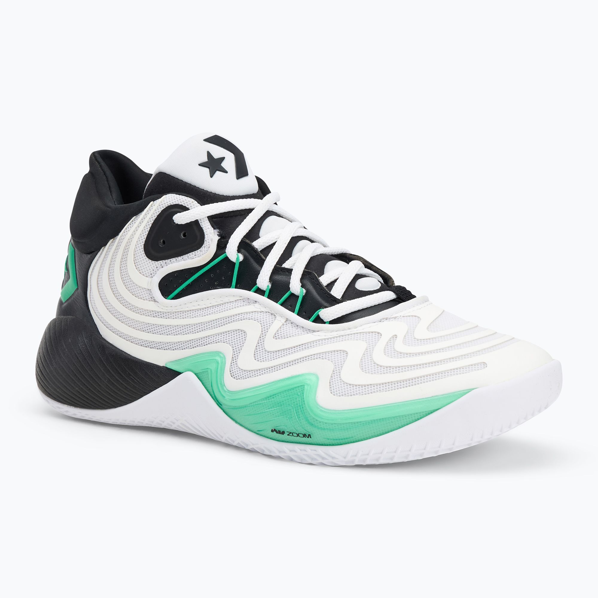 Converse All Star BB Shift CX basketball shoes white/black/apex green (41 EU)