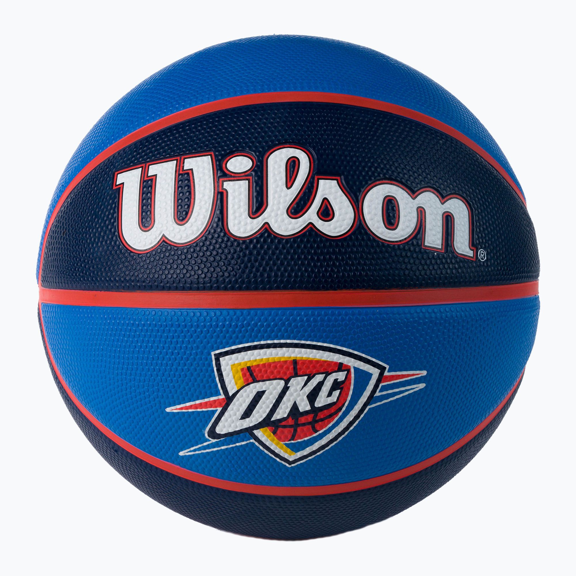 Wilson NBA Team Tribute Oklahoma City Thunder basketball WTB1300XBOKC size 7 (7)