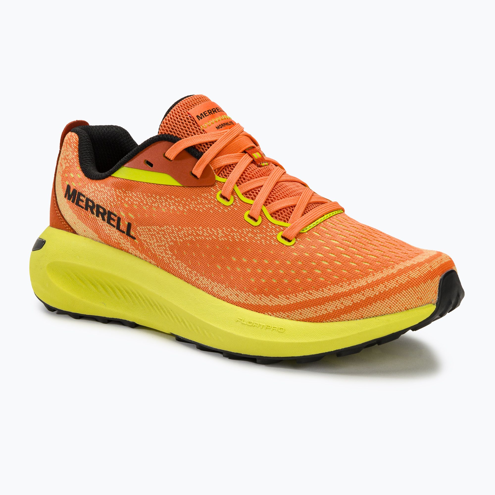 Merrell Morphlite melon/hiviz men's running shoes (45 EU)