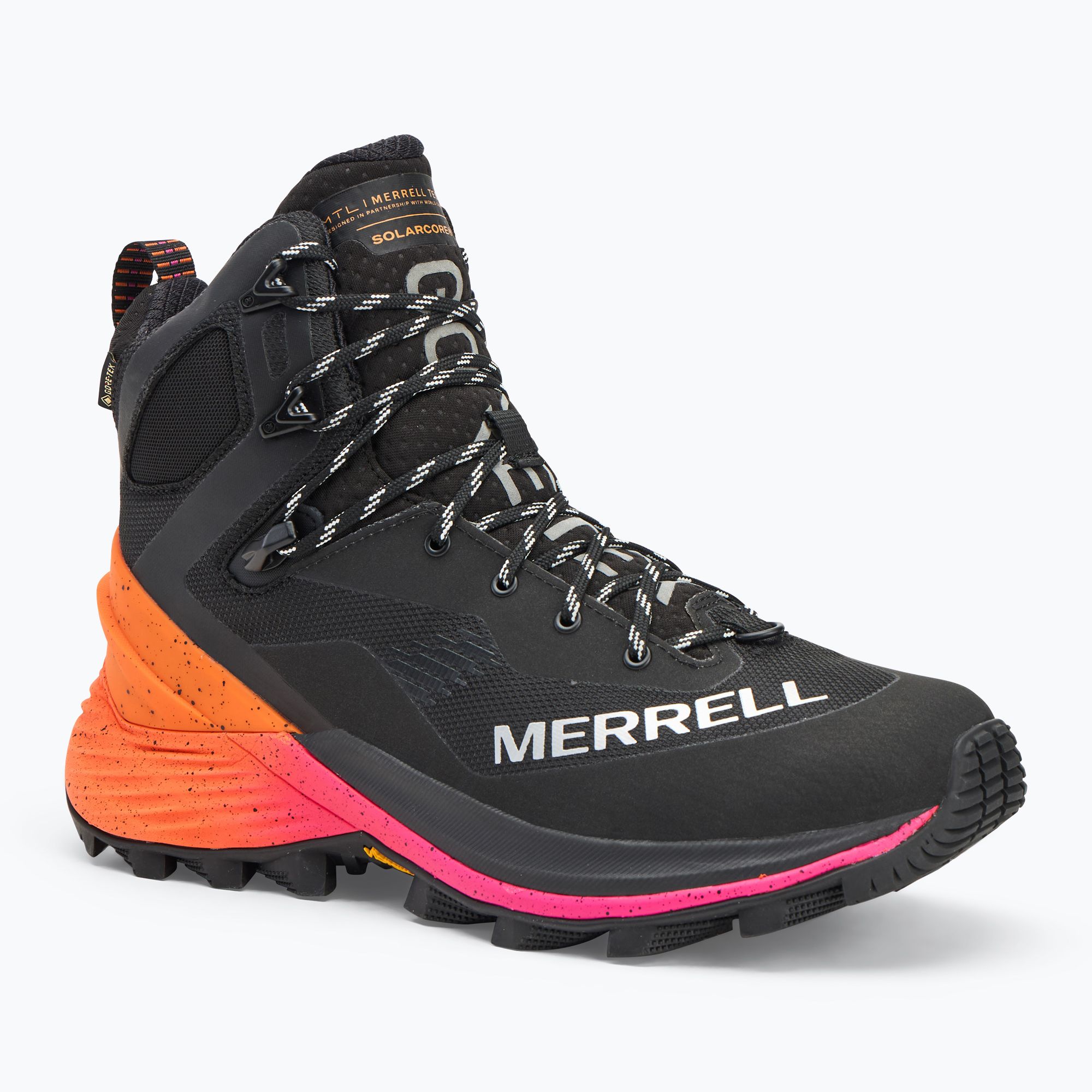 Merrell Thermo Rogue 2 Mid Waterproof Boots Men’s 12 Black Red‎ Vibram Grip Merrell Men main image 2