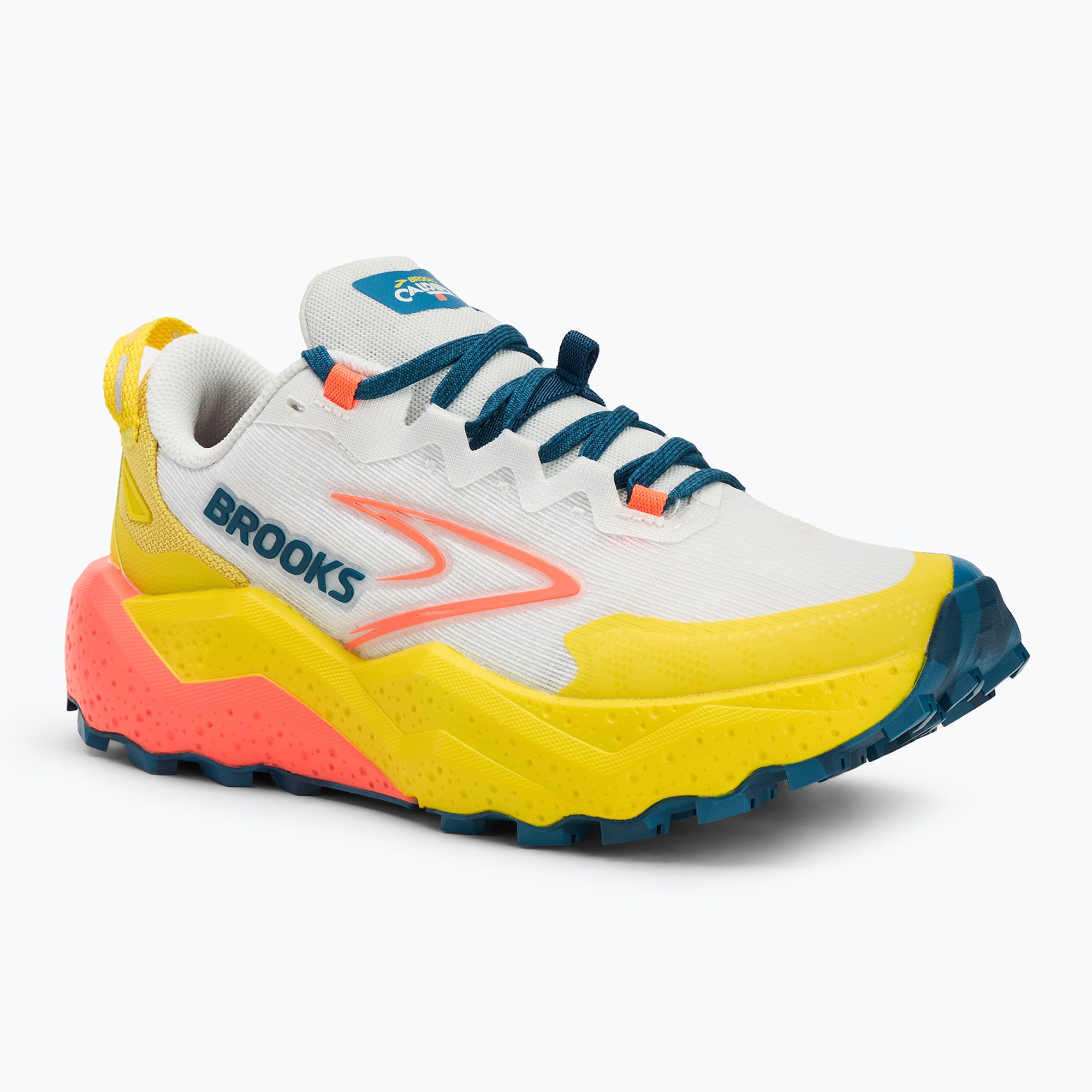 Women's running shoes Brooks Caldera 8 bit of blue/quince/flame (38.5 EU)