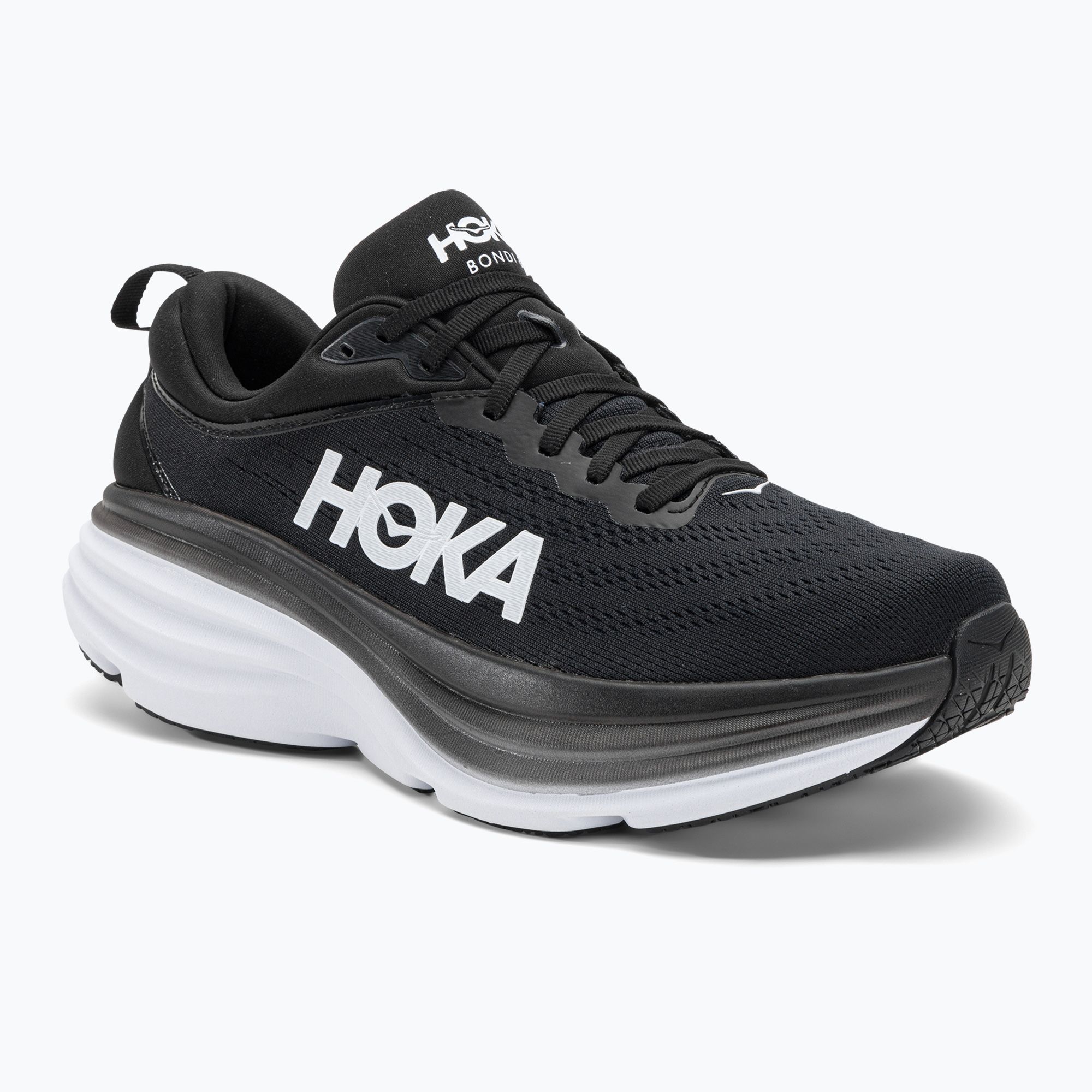 Men's running shoes HOKA Bondi 8 black/white - Sportano.com