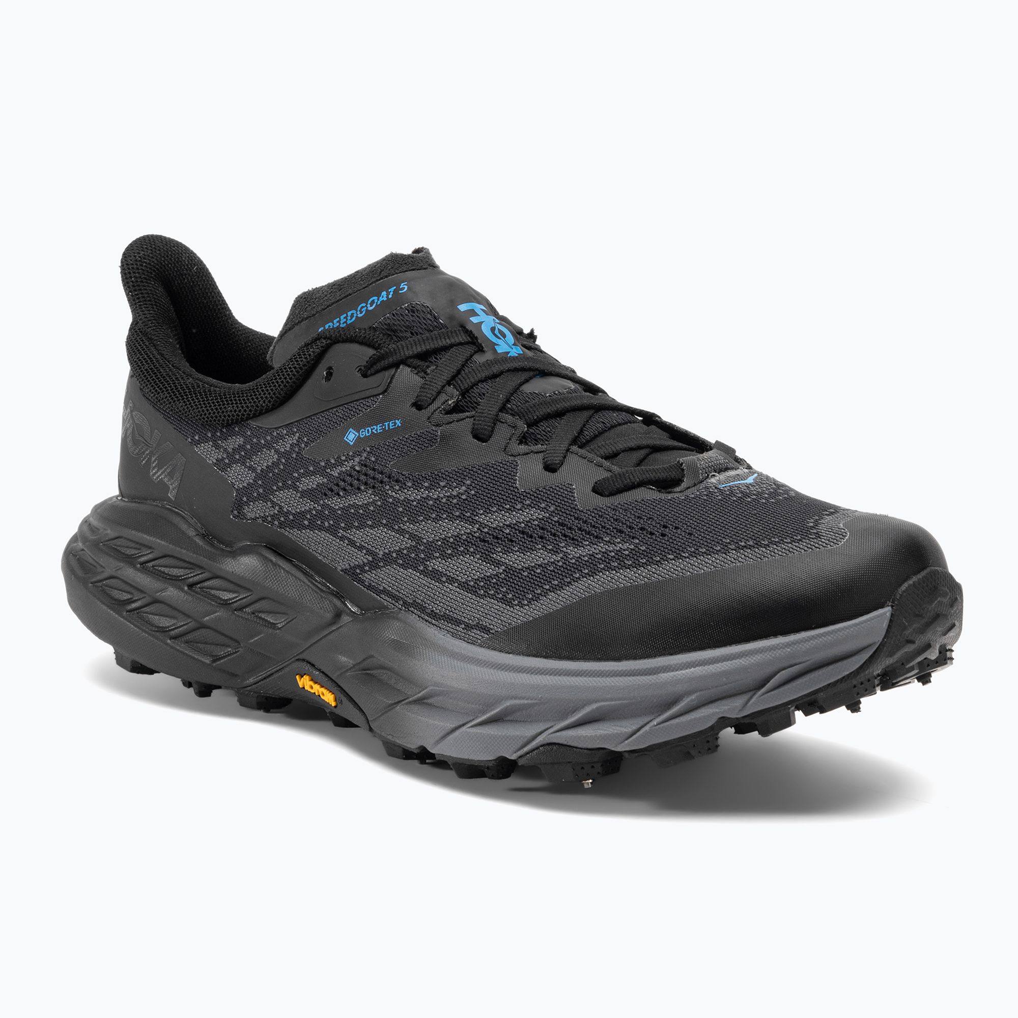 Men's running shoes HOKA Speedgoat 5 GTX Spike black/black (40 2/3 EU)
