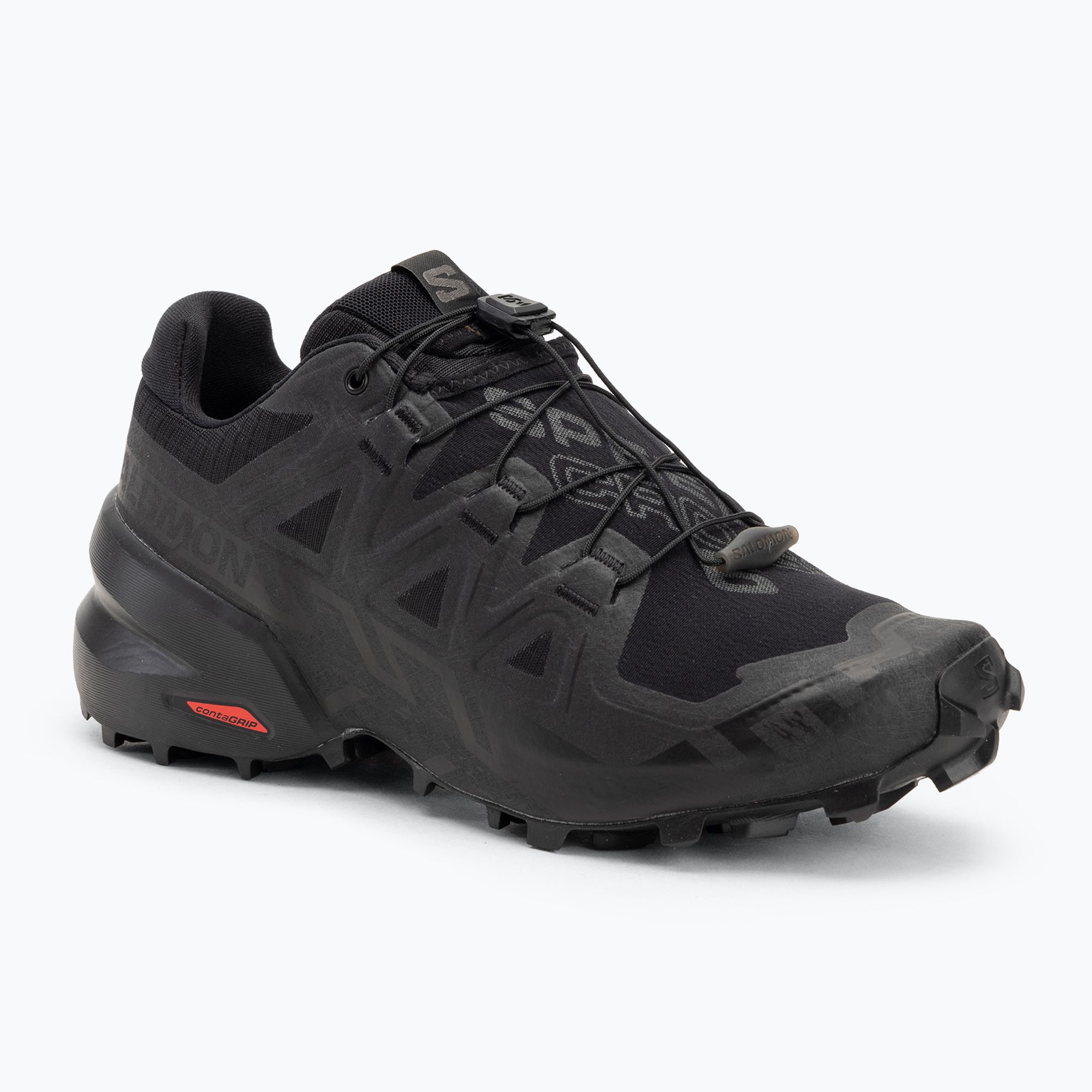 Men's running shoes Salomon Speedcross 6 GTX Wide black/phantom (44 EU)