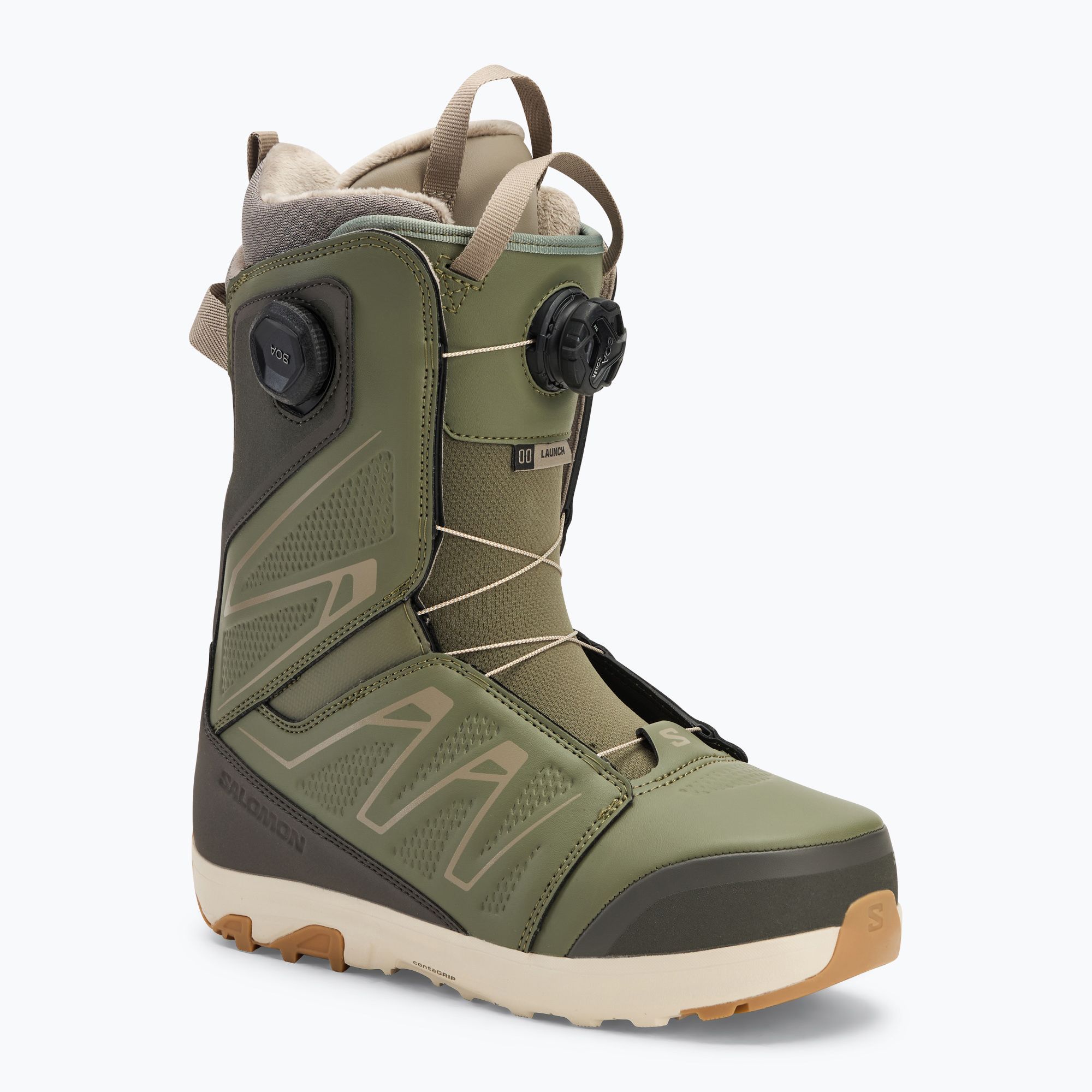 Salomon Launch Boa SJ Men's snowboard boots deep lichen Salomon Launch Boa SJ Men's snowboard boots deep lichen