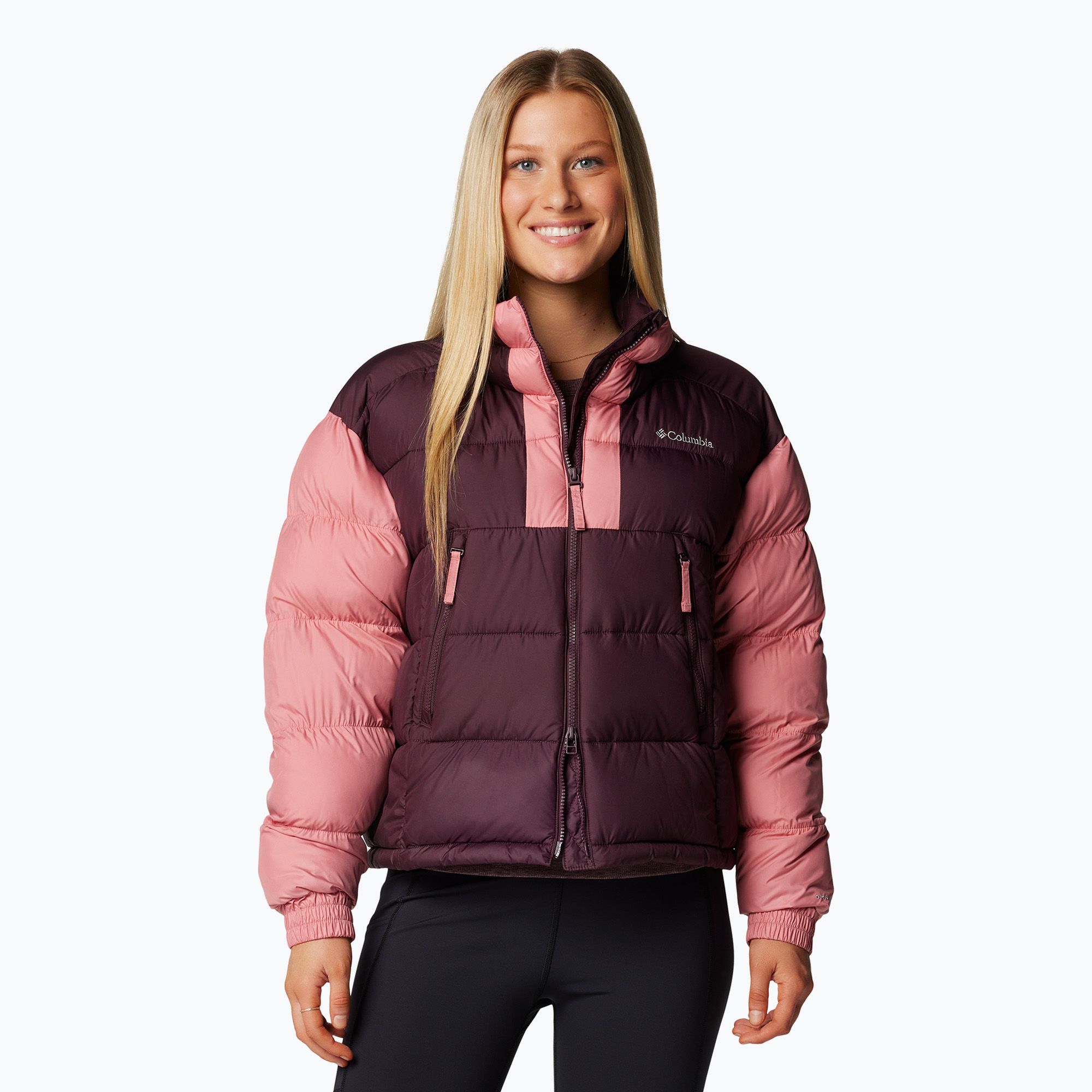 Columbia Pike Lake II Cropped moonvista/pink agave women's down