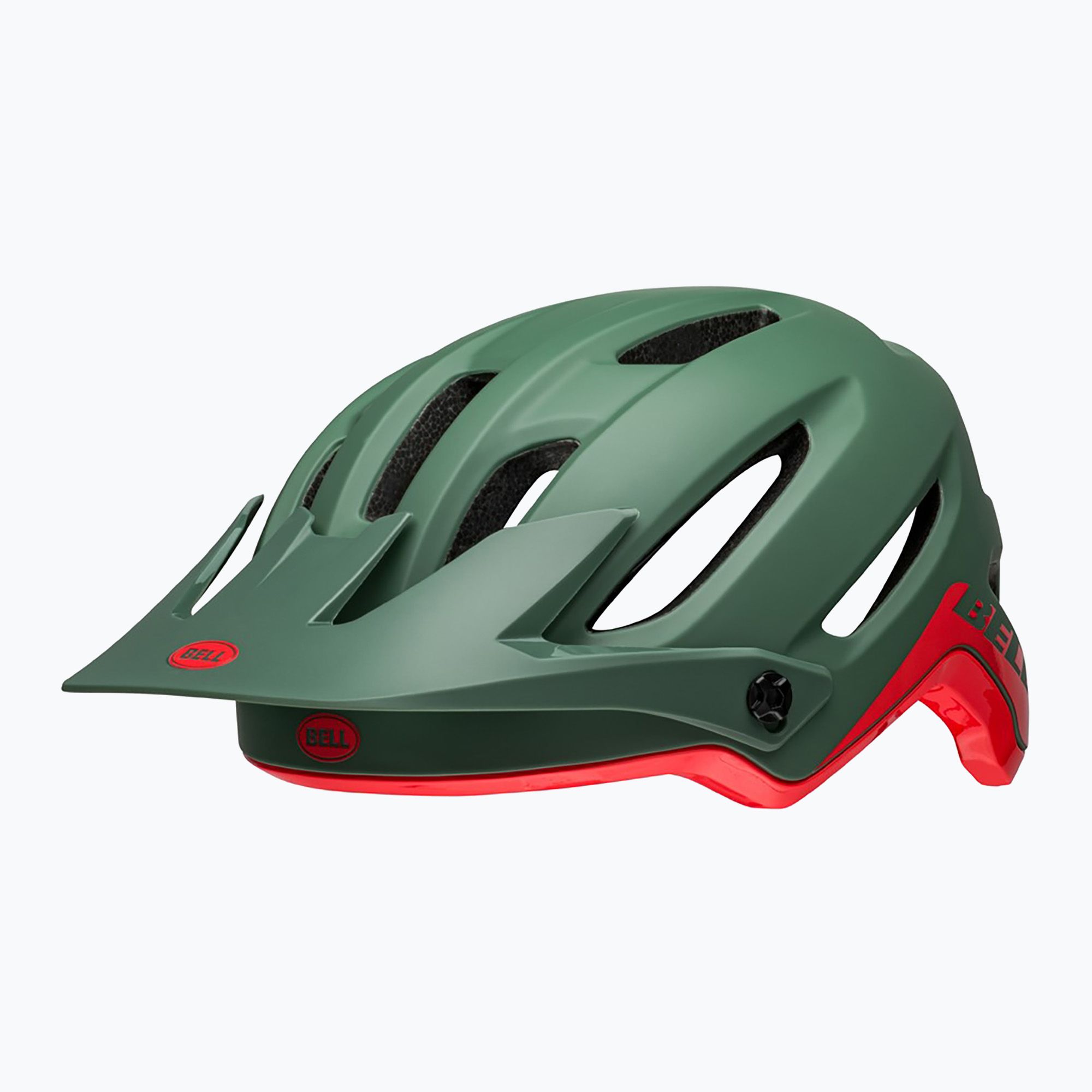 Bike helmet Bell 4Forty gloss dark green/infrared (BEL-7158221) -  Sportano.com