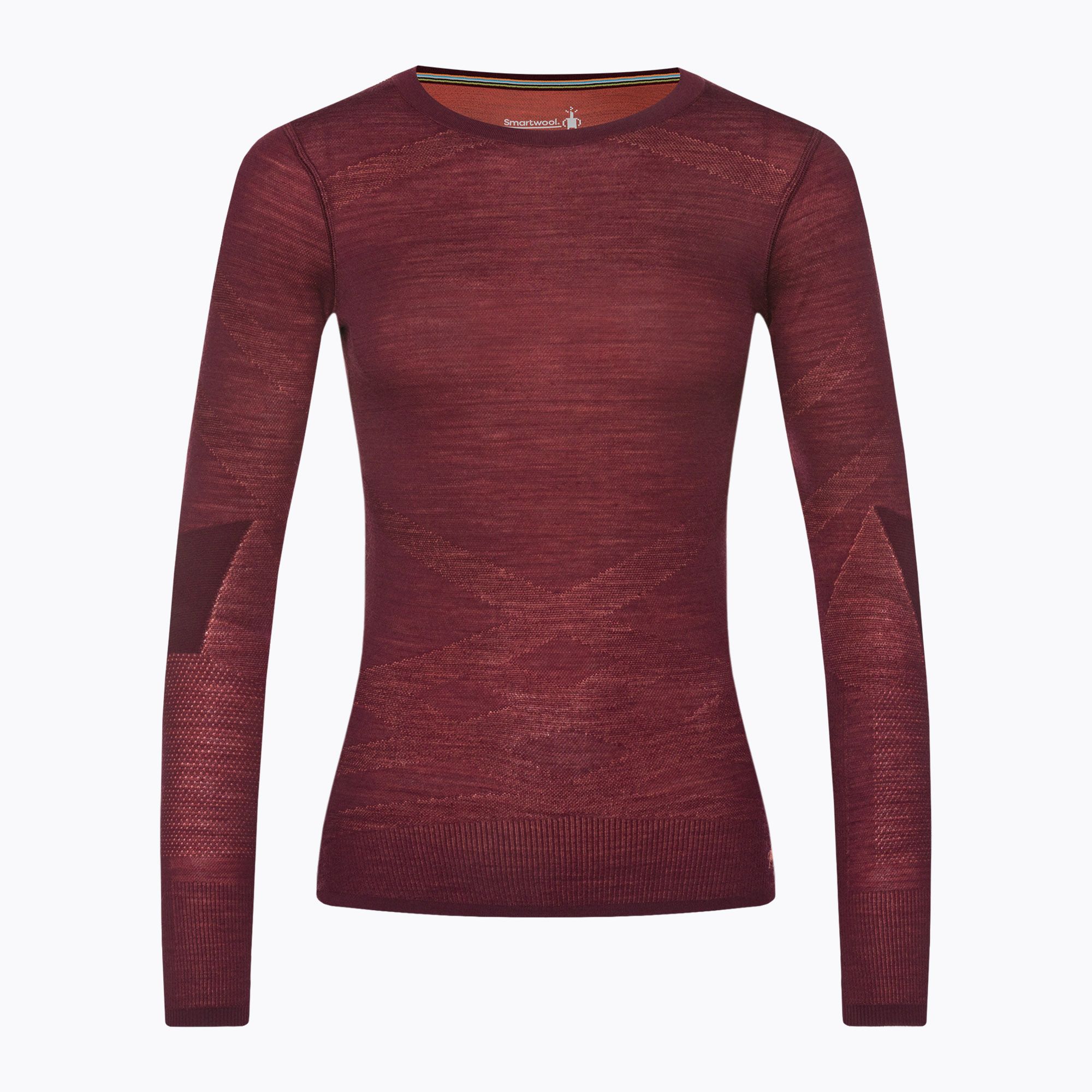 Women's Smartwool Intraknit Merino 200 Crew thermal T-shirt burgundy SW019284K17 (L)