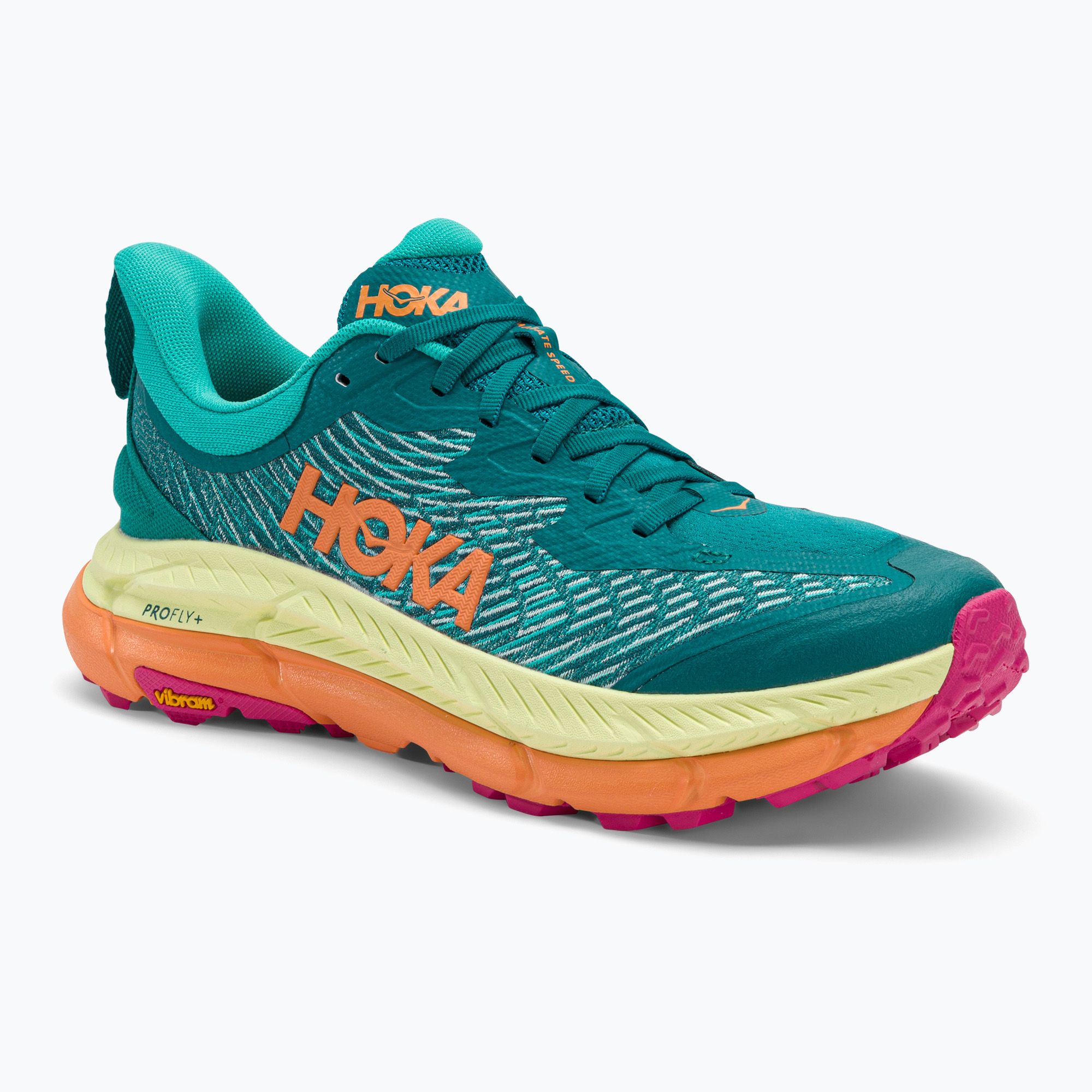 Hoka One One Mafate Speed 4 Mens‎ Size 10.5D Trail Shoes Vibram Soles No Insoles Men main image 3