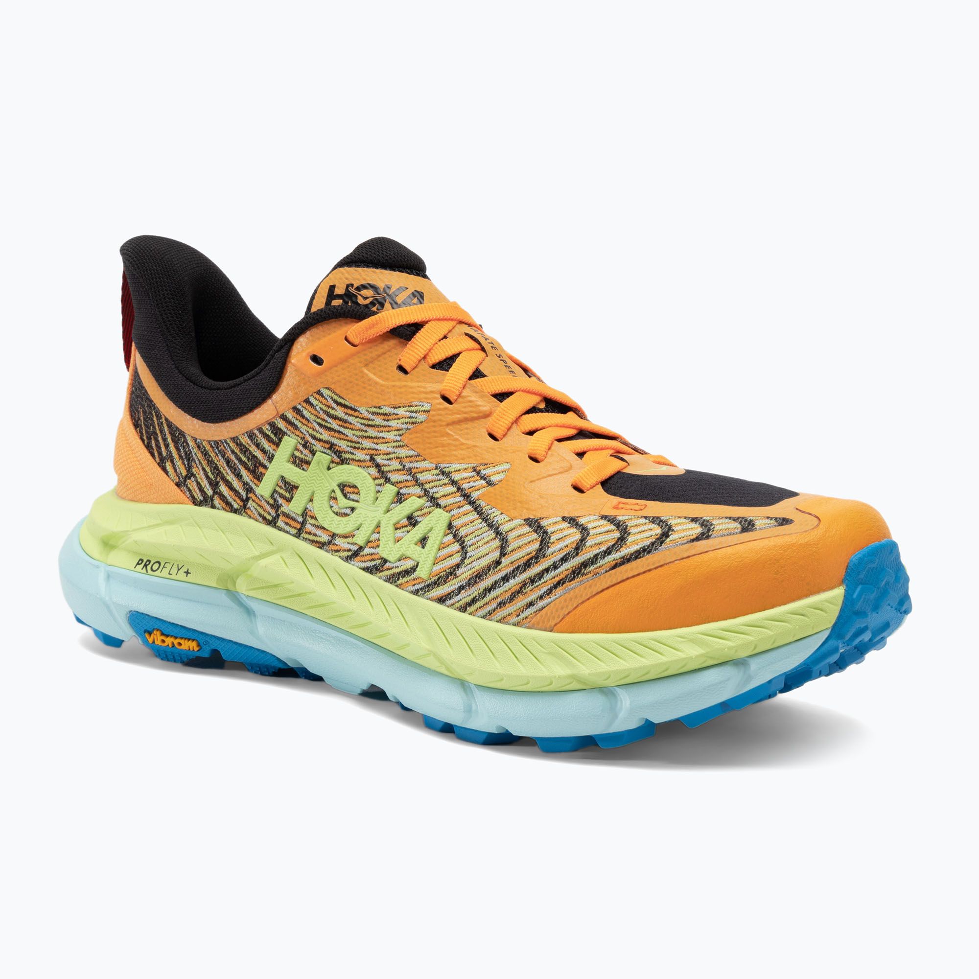 Hoka One One Mafate Speed 4 Mens Size 10.5D Trail Shoes Vibram Soles No Insoles HOKA MAFATE 5 vs the Mafate Speed 4 / Is it better?? https  main image 3