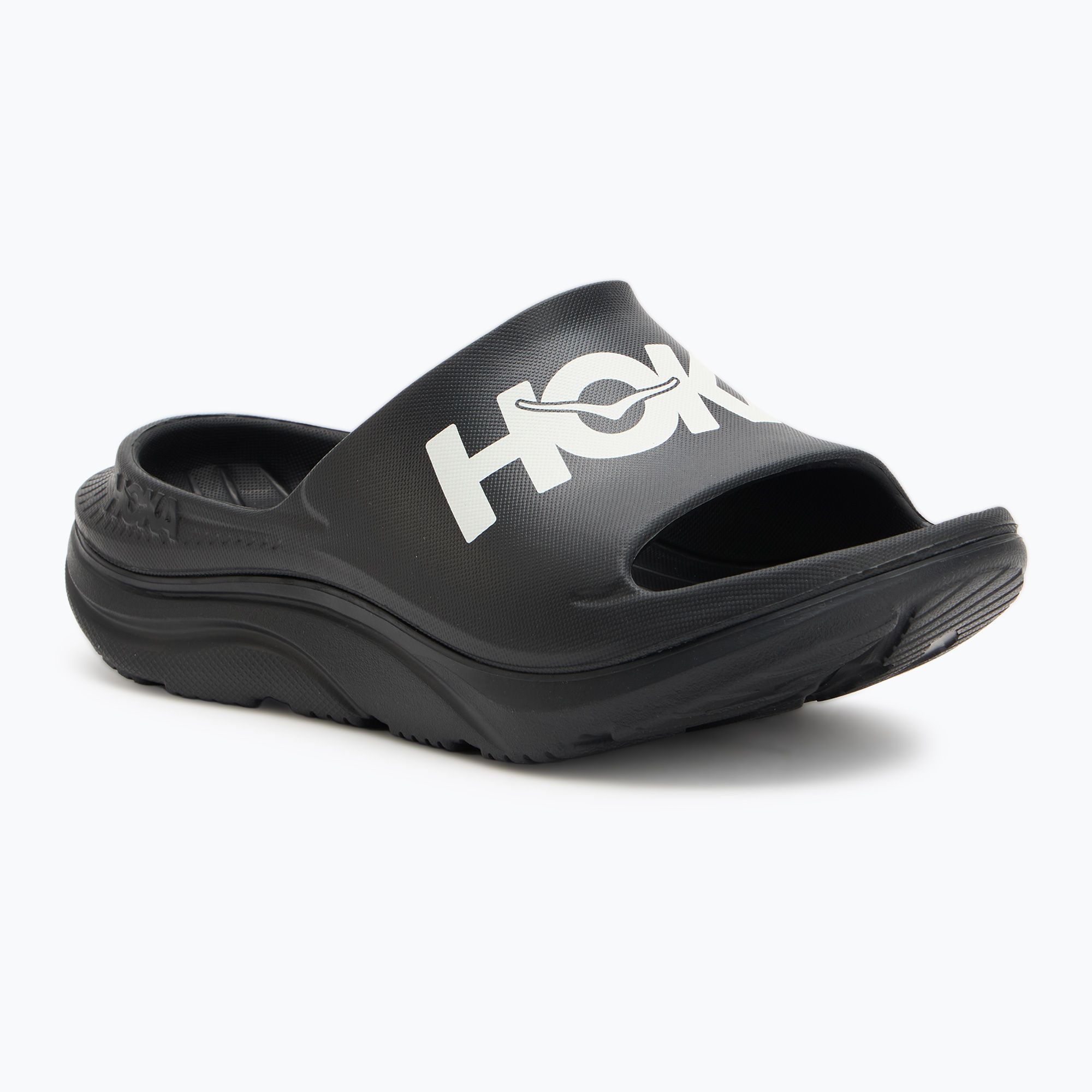 HOKA Ora Athletic Slide black/white (1155154-BWHT 