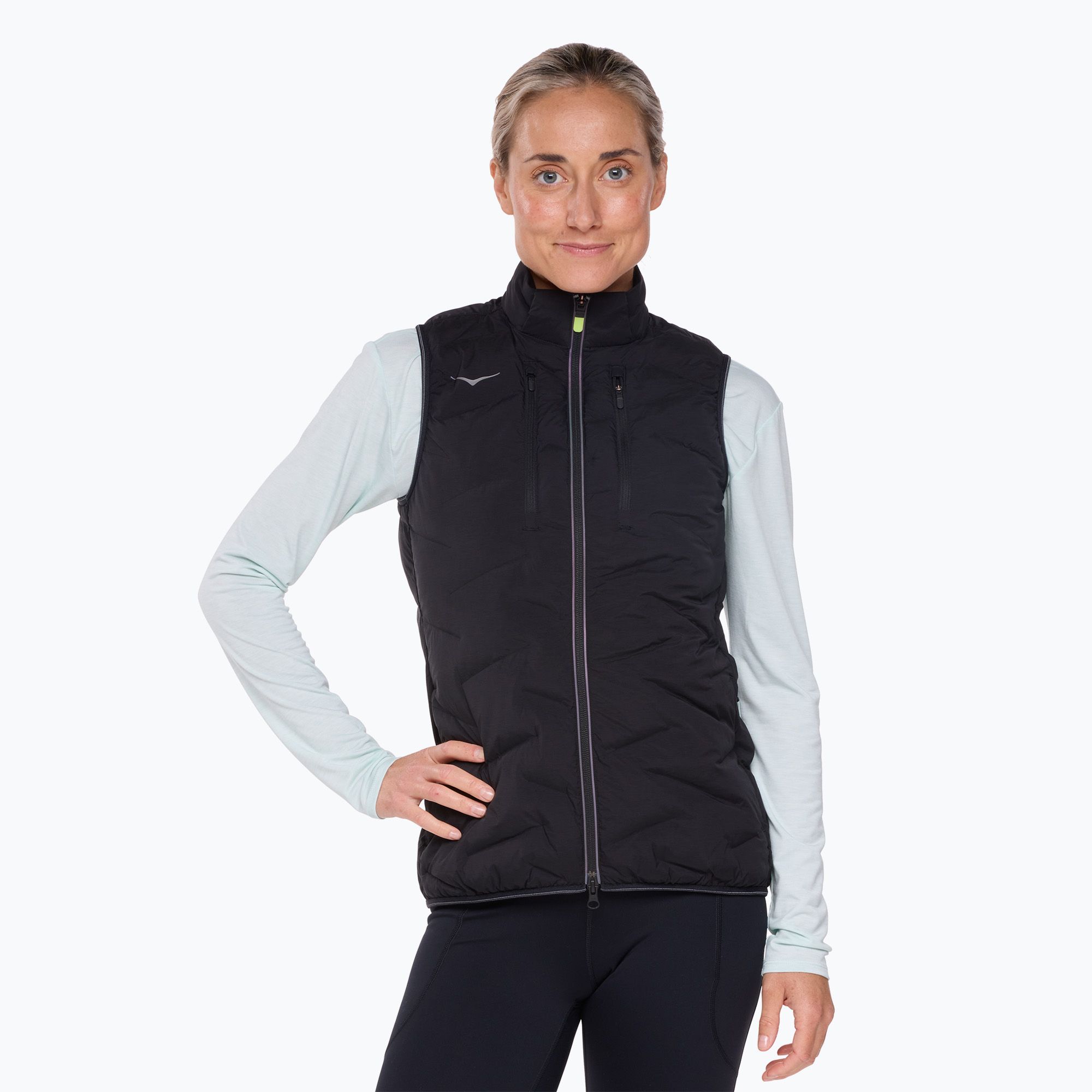 HOKA Skyfill Run women's running sleeve black (L)
