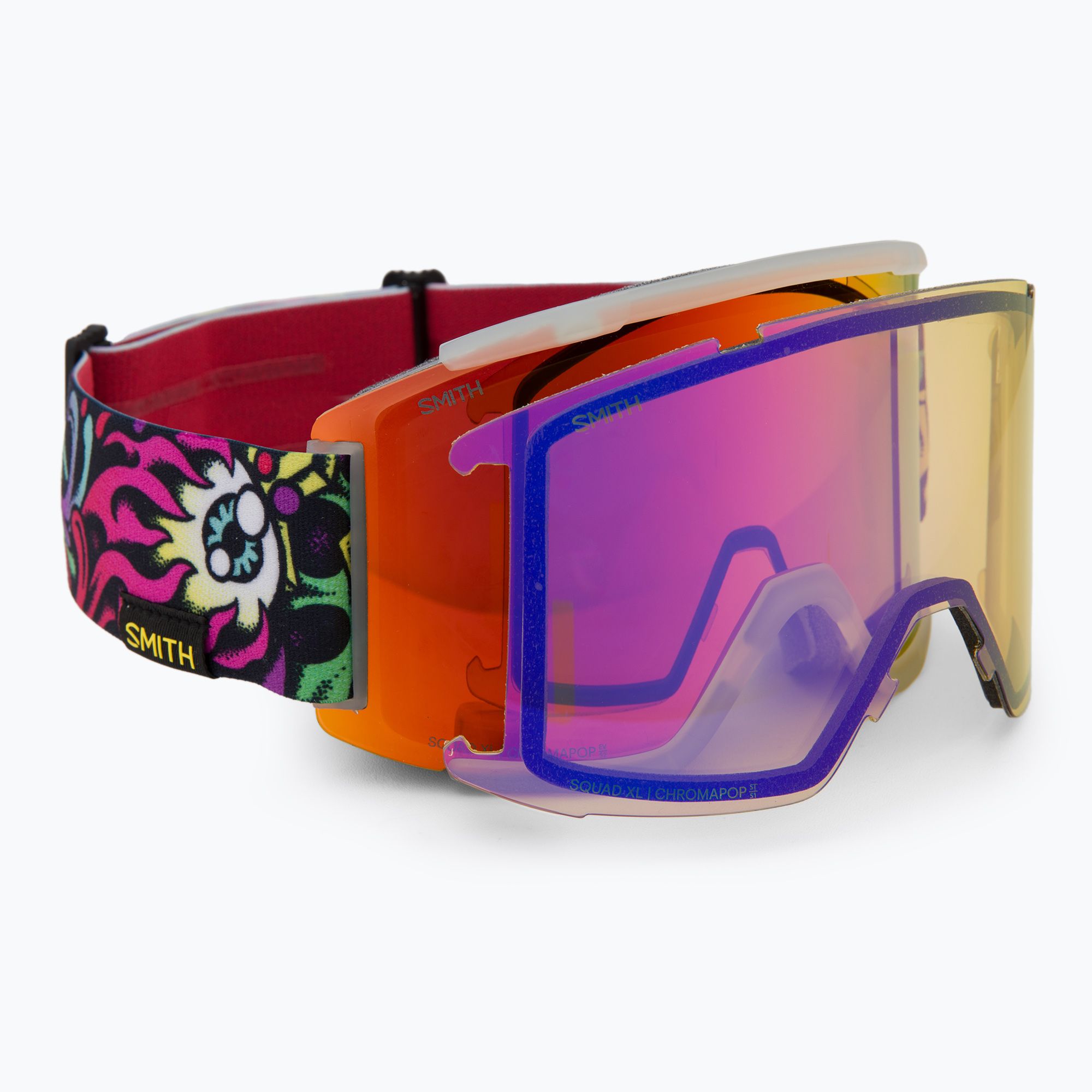 Smith Squad XL artist series tallboy/red mirror/storm yellow flash