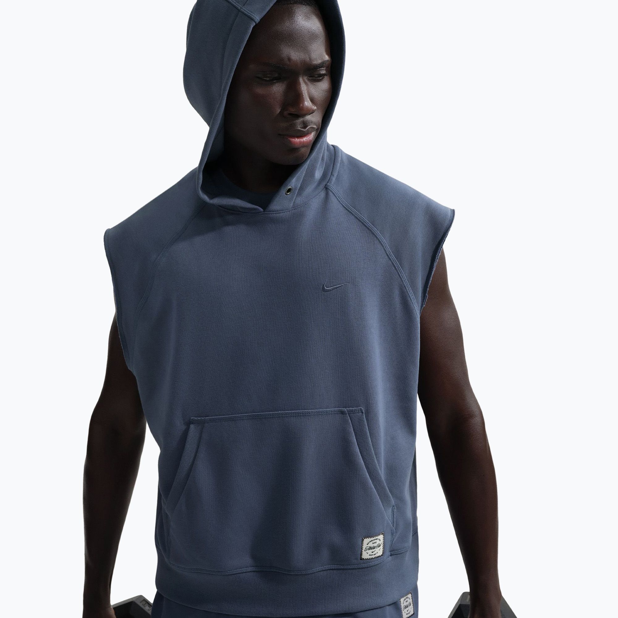 nike training sleeveless hoodie