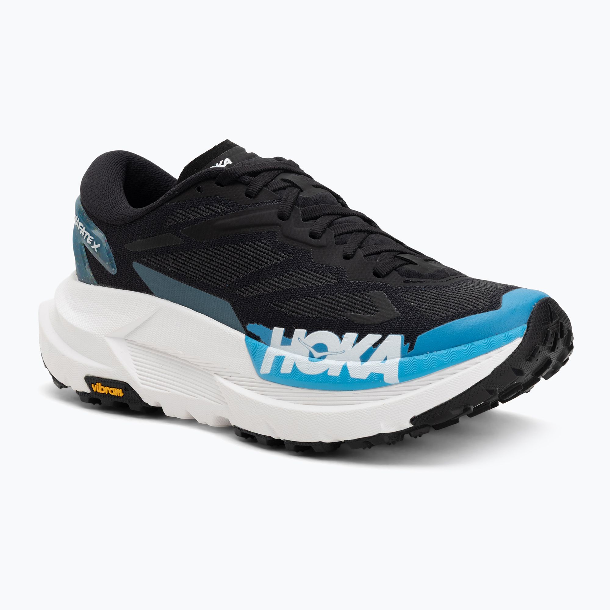 Men's running shoes Hoka Mafate X black/skyward blue (1161990-BKSK ...