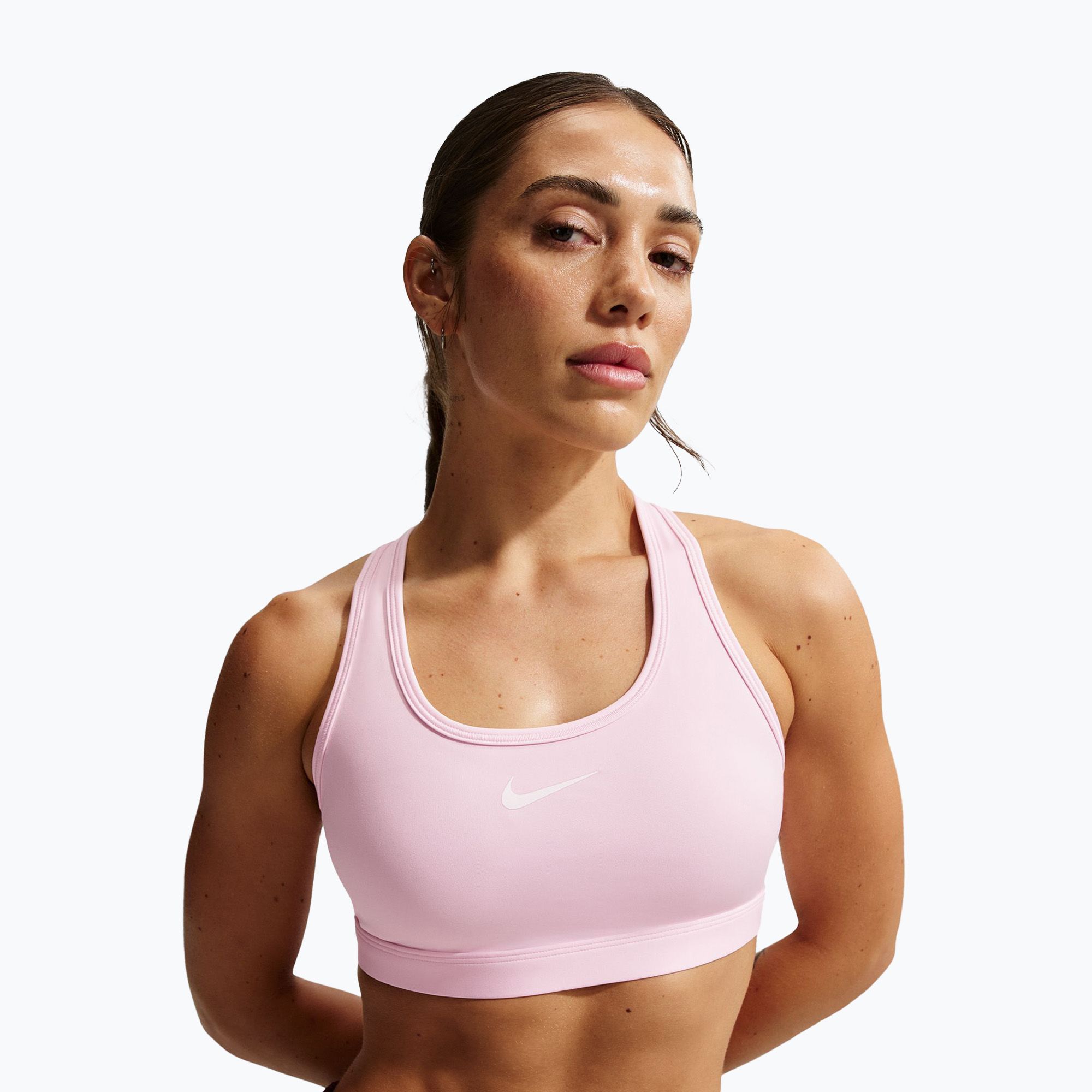 pink sports bra nike