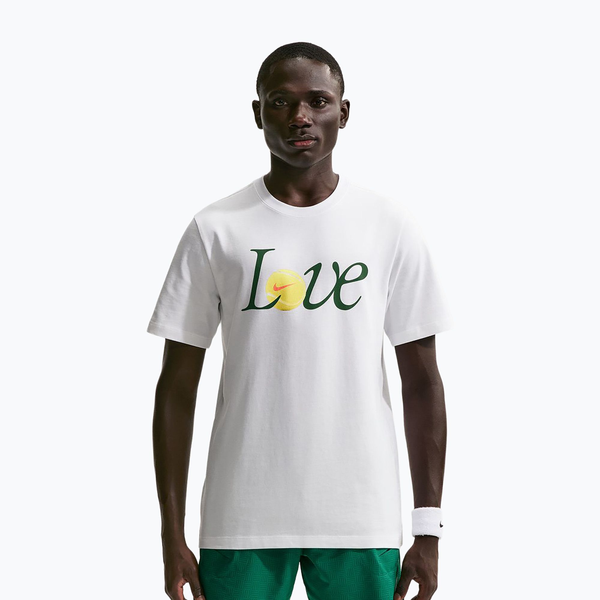 Men's tennis T-shirt Nike Court Love white (IU7414-100) - Sportano.com