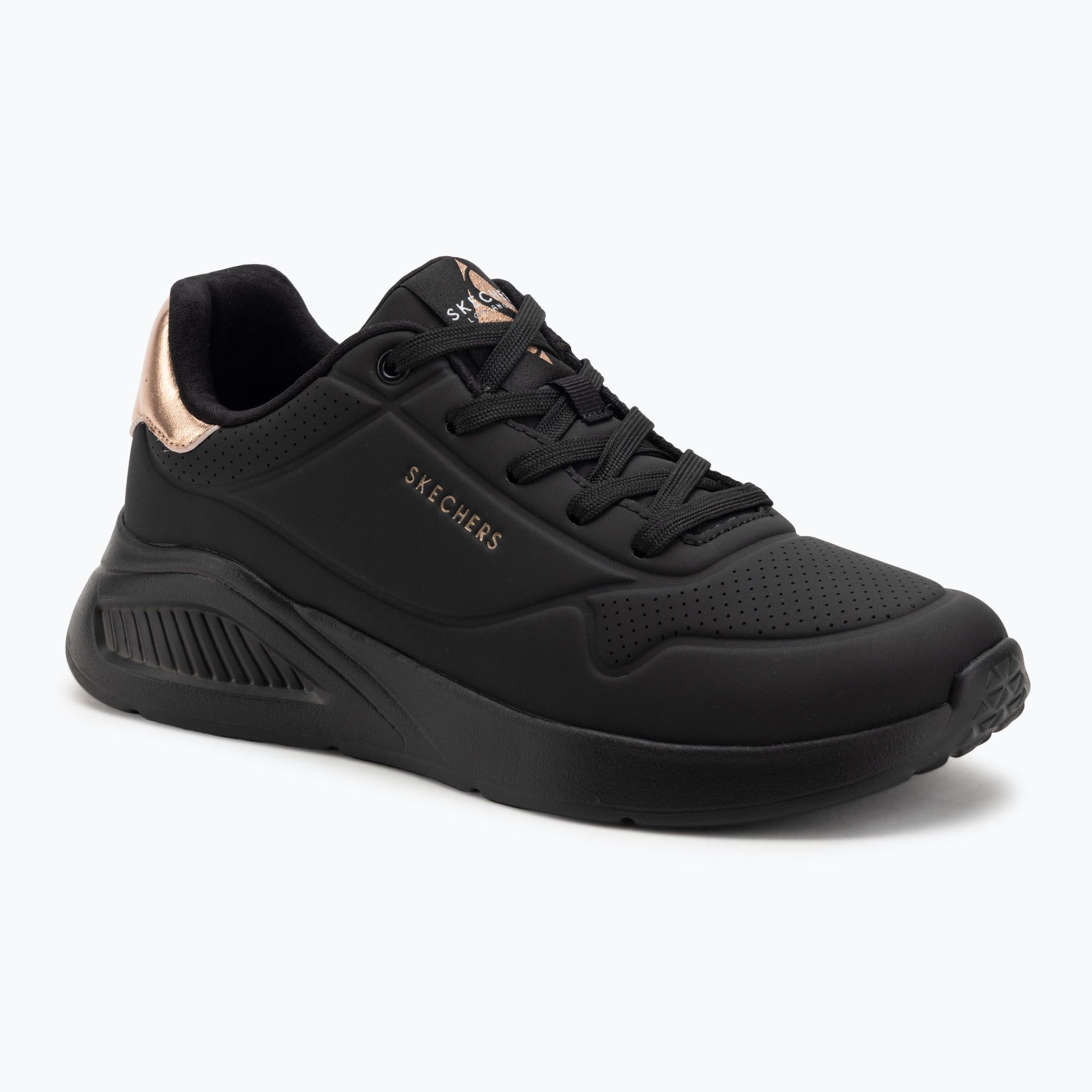 Ako✨６点☆ Women's shoes Skechers Uno Lite Shimmer Along black (177291 BBK