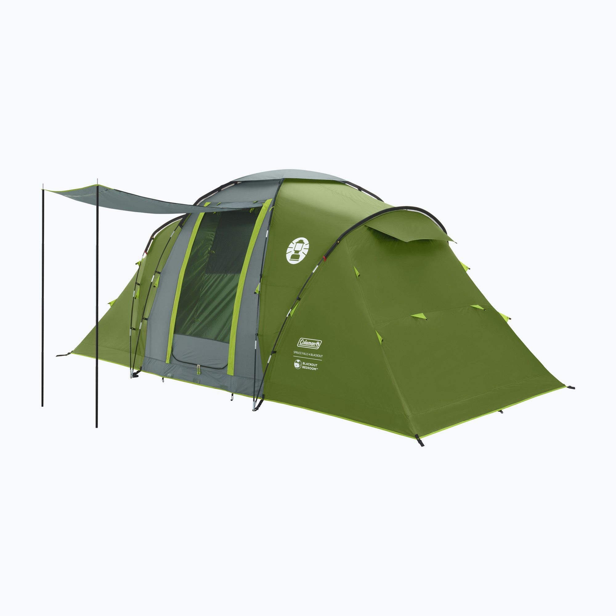 Coleman Spruce Falls 4-person camping tent Blackout green (2212624