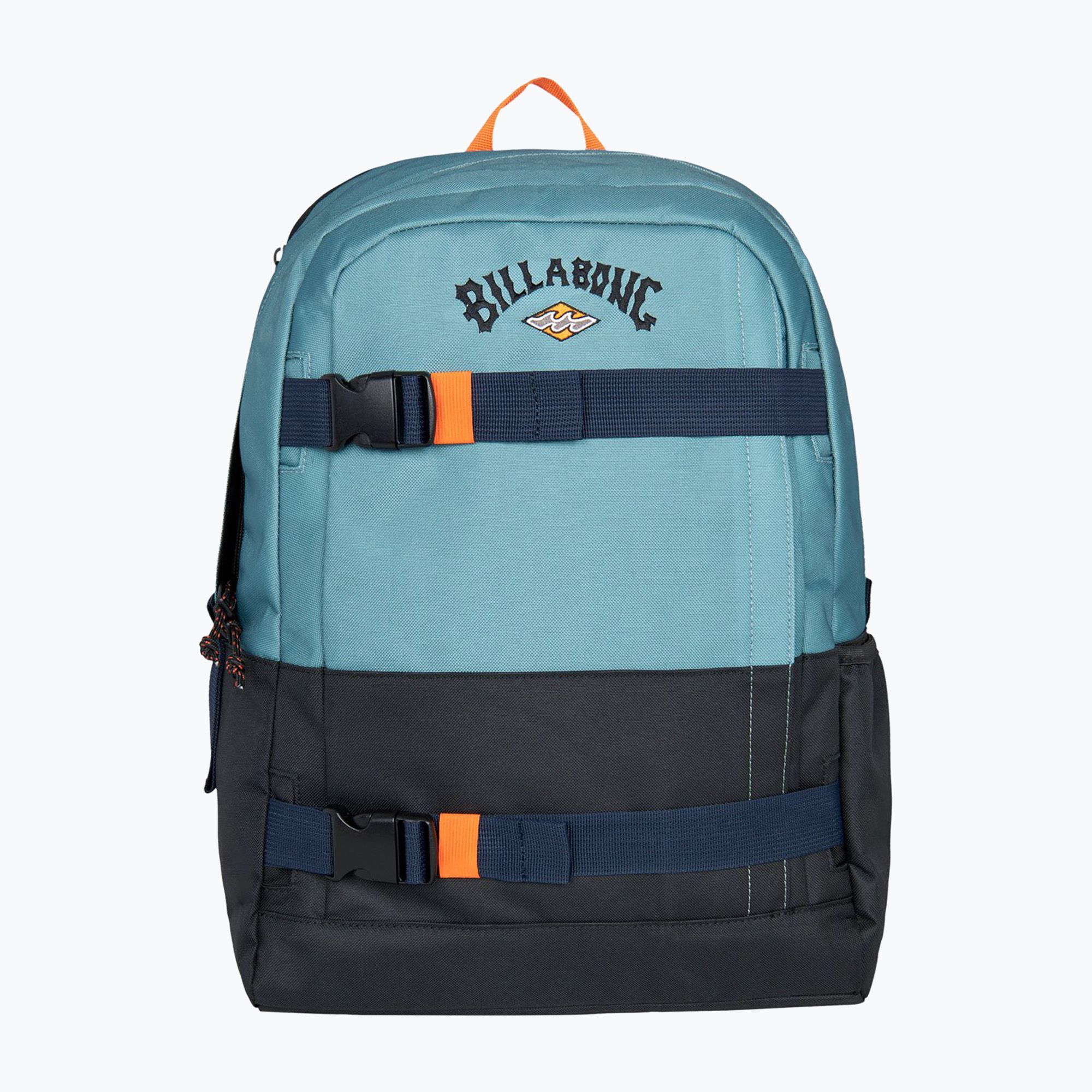 billabong command laptop backpack Skate Backpack-Grey Heather Reinforced padded back panel for comfort Other features Backpack Billabong Command Stash 26