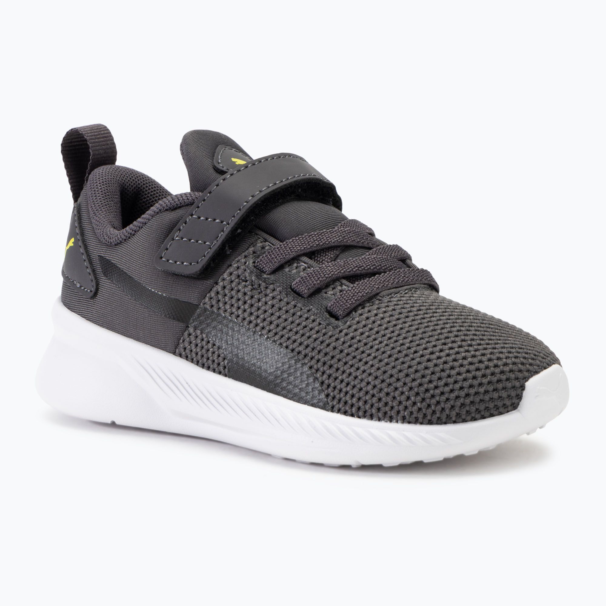 PUMA Flyer Runner V Inf dark coal/puma/black/lime smash children's shoes (22 EU)
