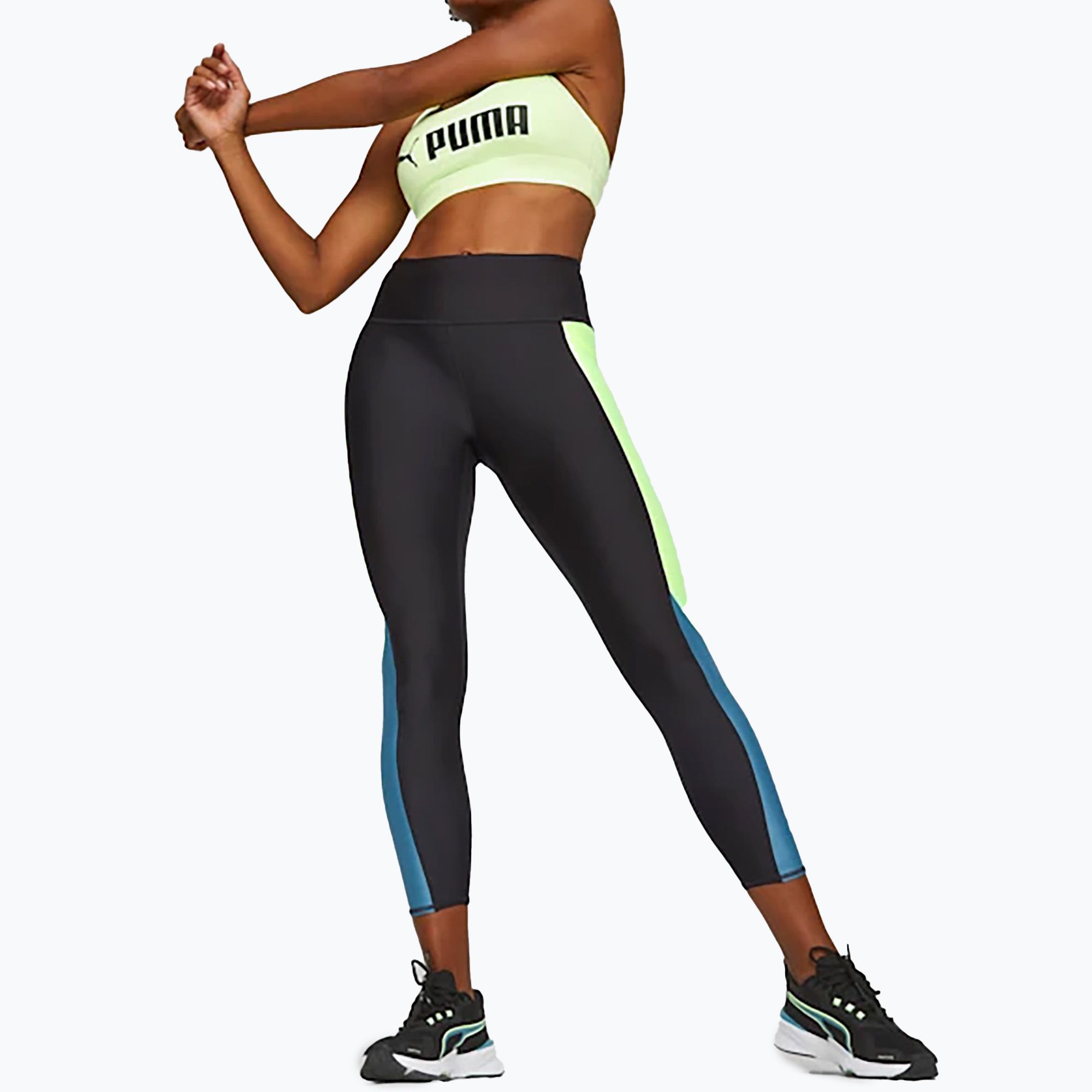 Women's training leggings PUMA Fit Eversculpt Color Block Hw 7/8