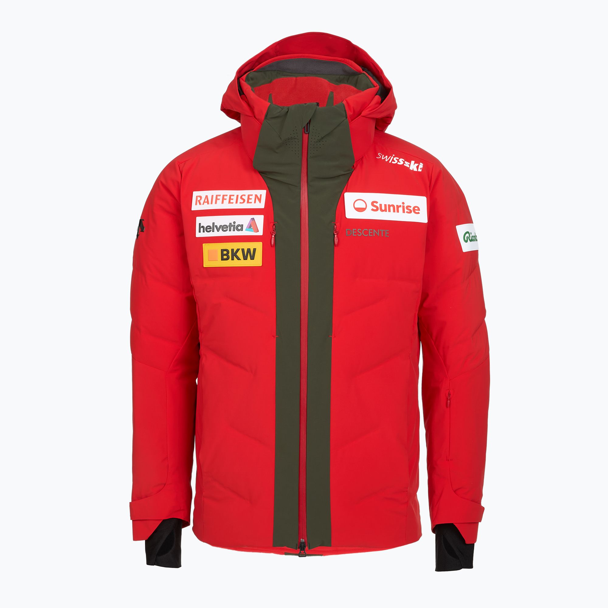 希少 STUCKI THUN SWISS MADE B637-346 SPIN Men's ski jacket Descente Hybrid Down swiss replica (DW5FDJ03MU