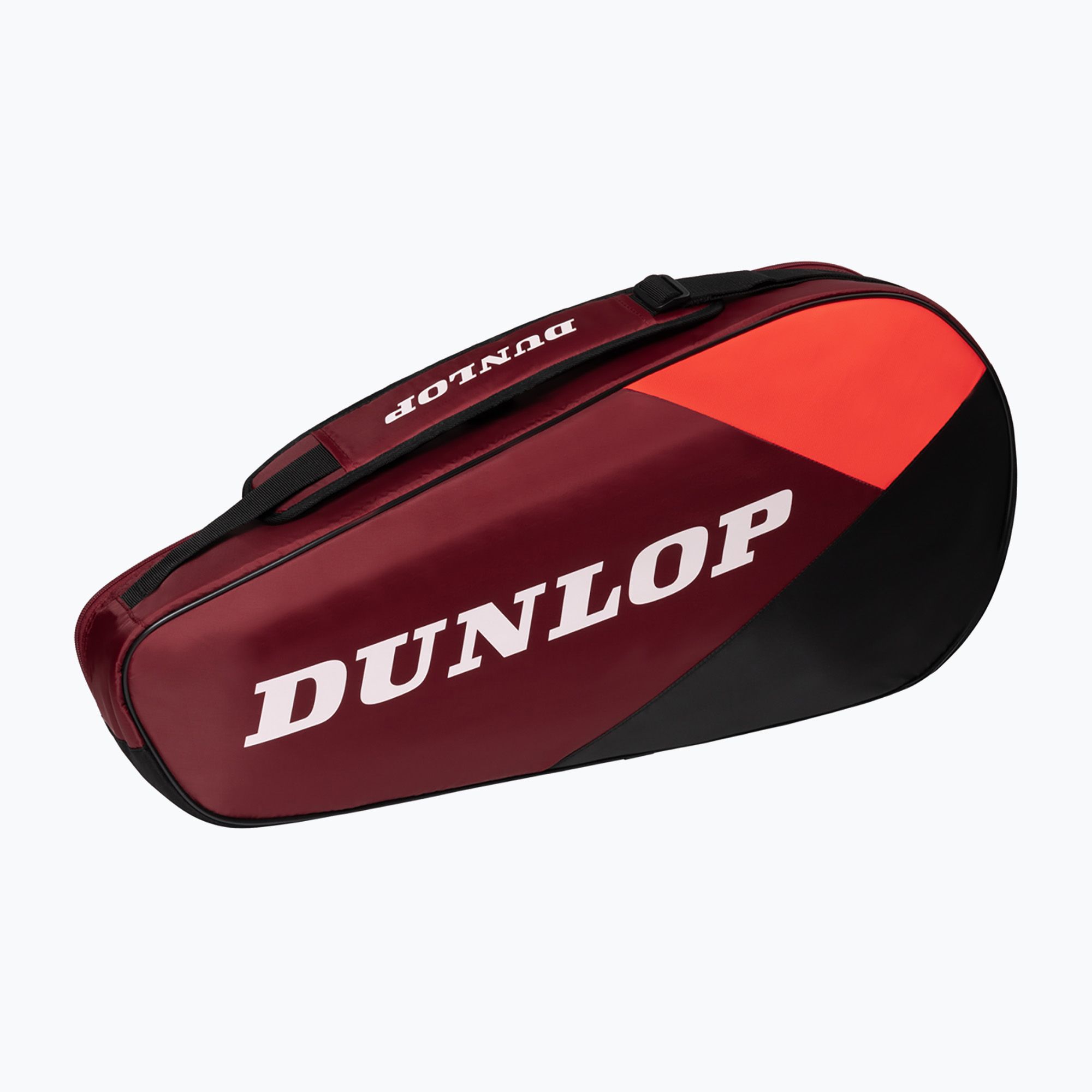 Tennis bag Dunlop CX-Club 3 RKT red/black/red (30 l)