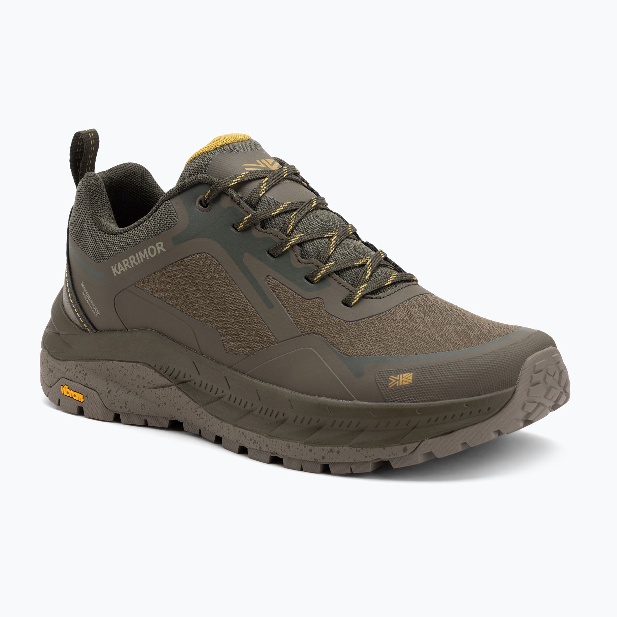 Karrimor Aspen Low Weathertite Suede Hiking Trail Olive Shoes Brown Gray US 9 Karrimor Hiking Shoes & Boots for Men for sale | eBay main image 2