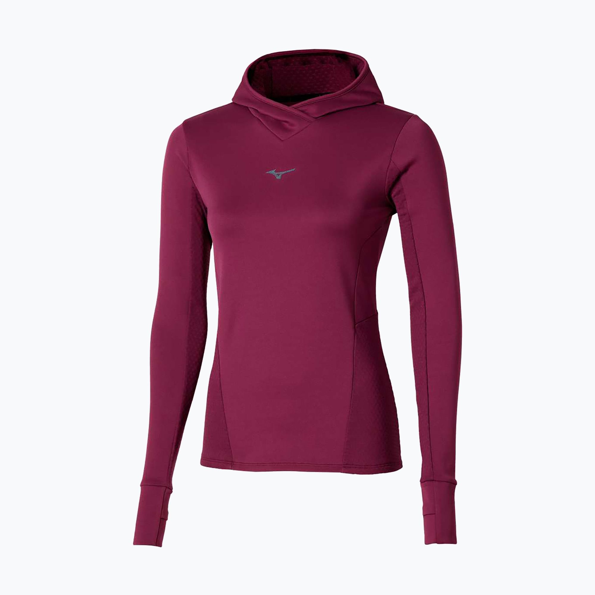 Women's running sweatshirt Mizuno Active Warm Hooded dark purple