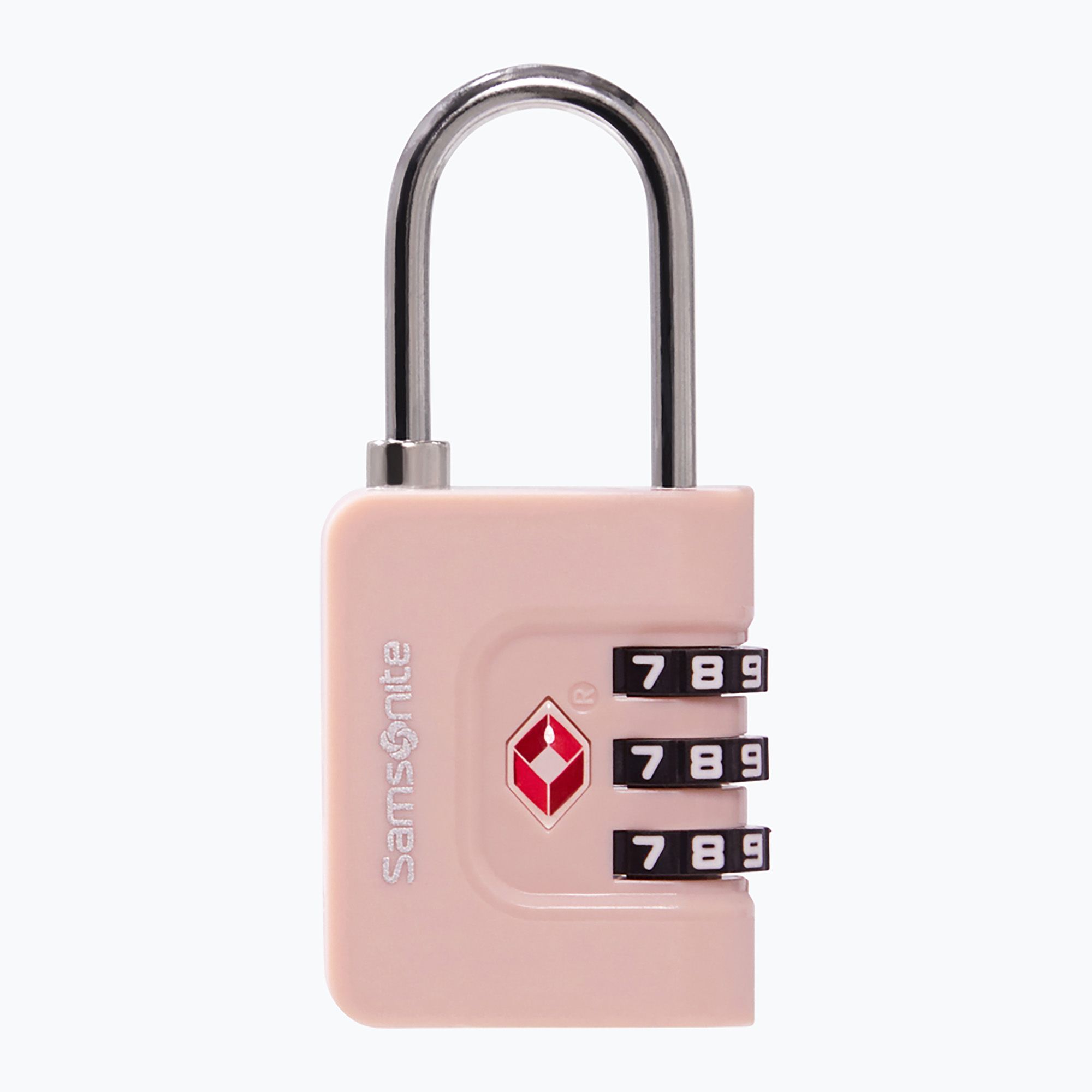Tsa Rectangular Block Padlock Samsonite Combiblock 3 Dial TSA rose (155577) - Sportano.com