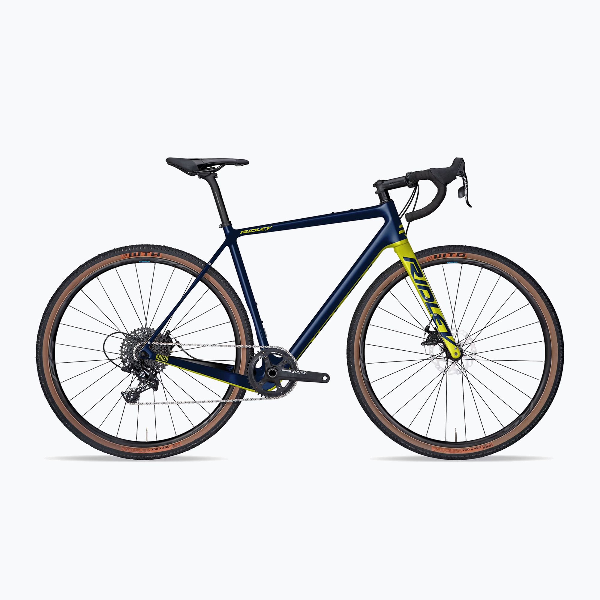 Ridley Kanzo C ADV GRX800 gravel bike navy blue and yellow KAC03Bs (M)
