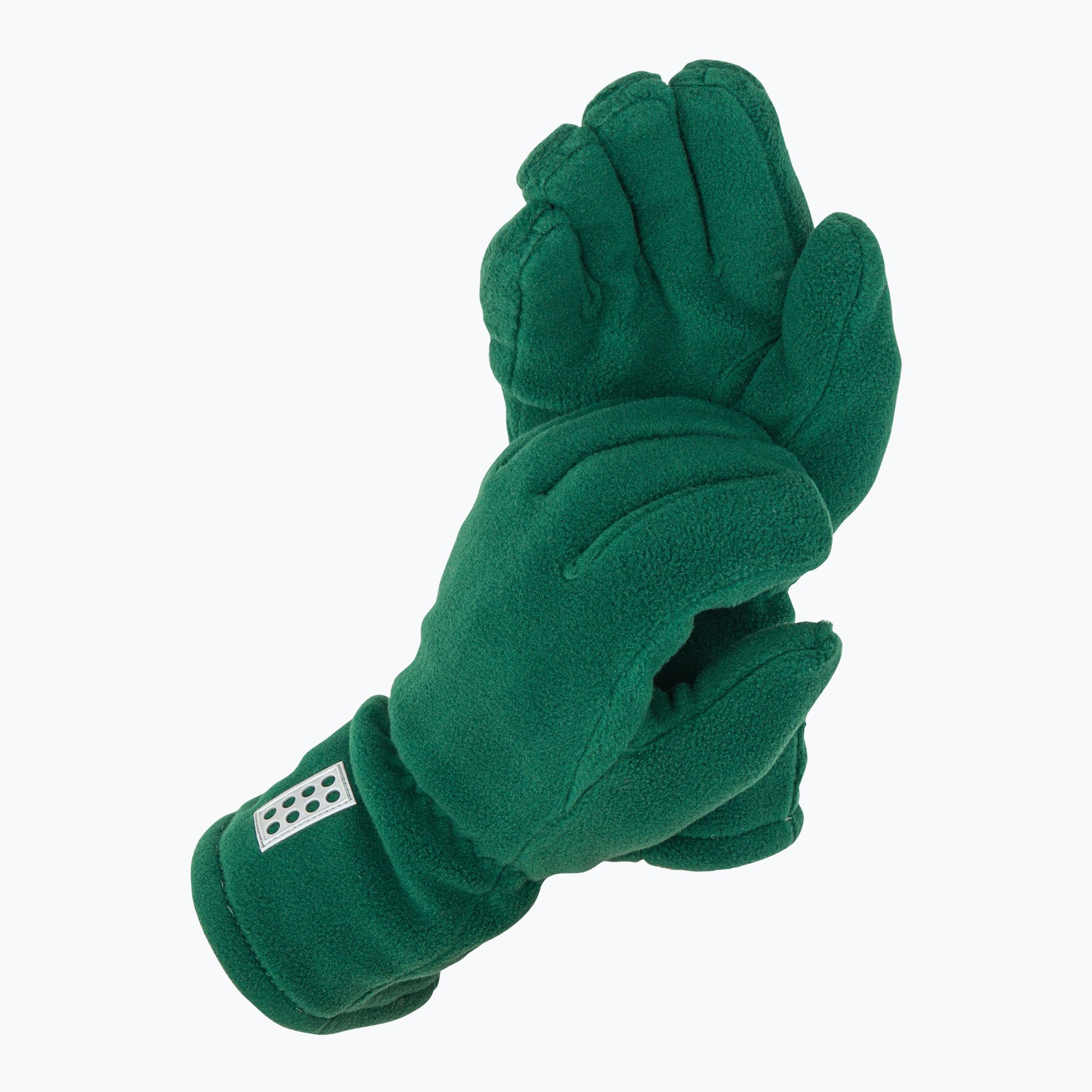 Children's ski gloves LEGO Lwazun dark green (146-152)