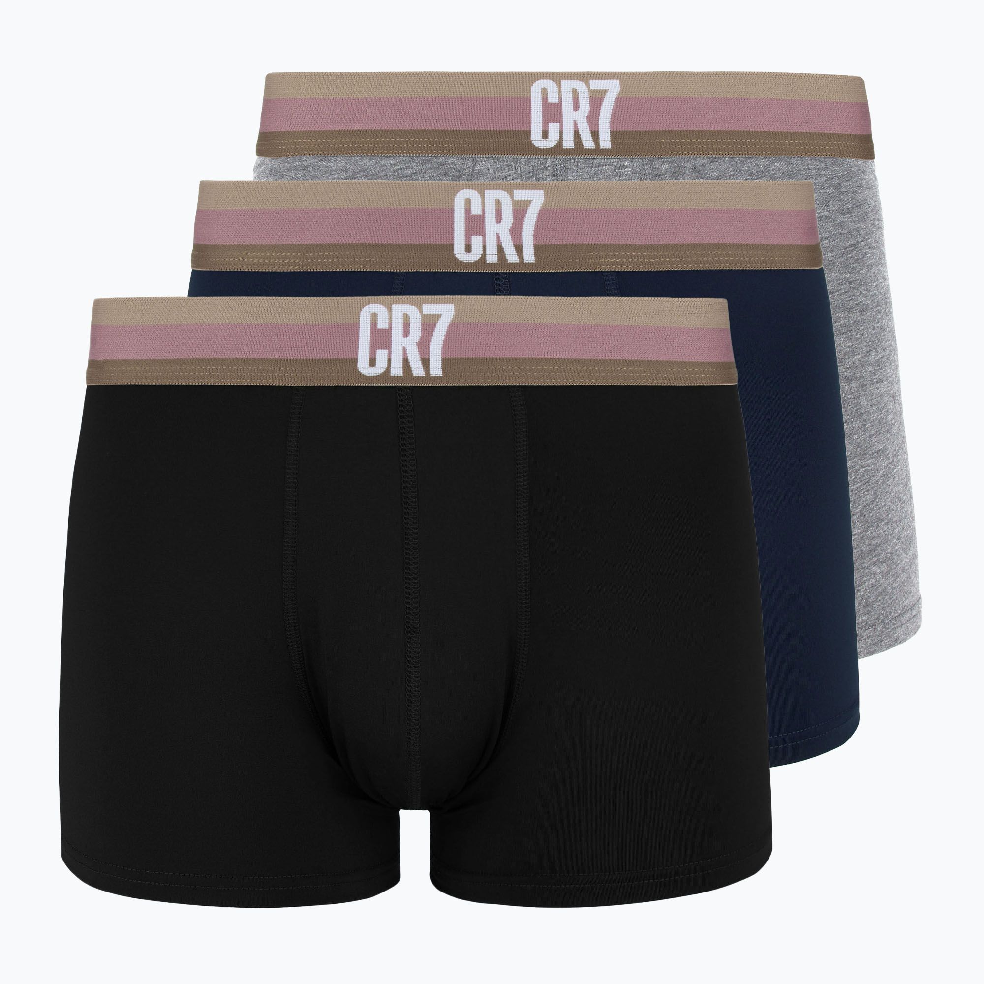 Men's trunks CR7 Basic Trunk 3 pairs 711 multicolour (L)