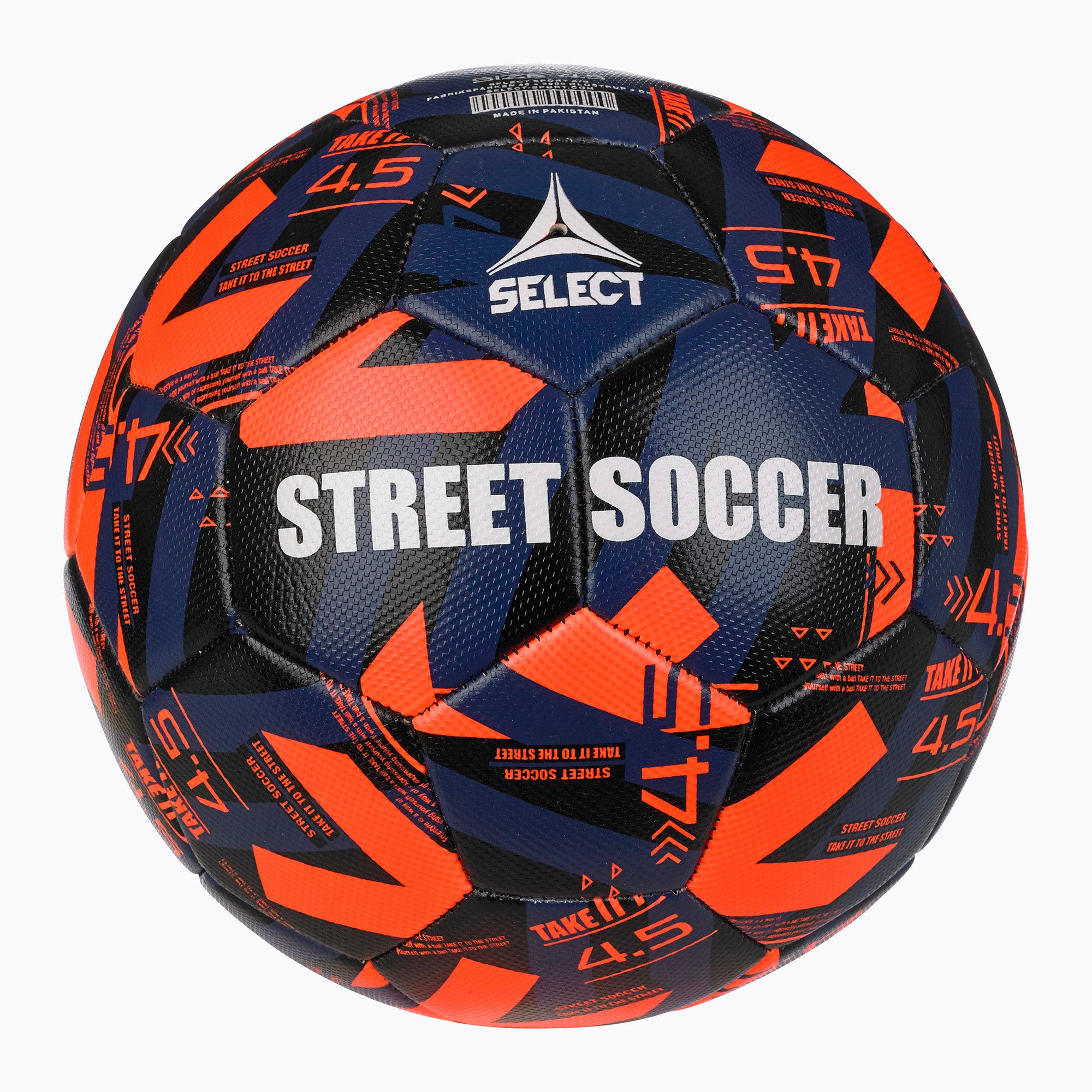 SELECT Street Soccer ball v23 orange size 4.5 (150036) - Sportano.com
