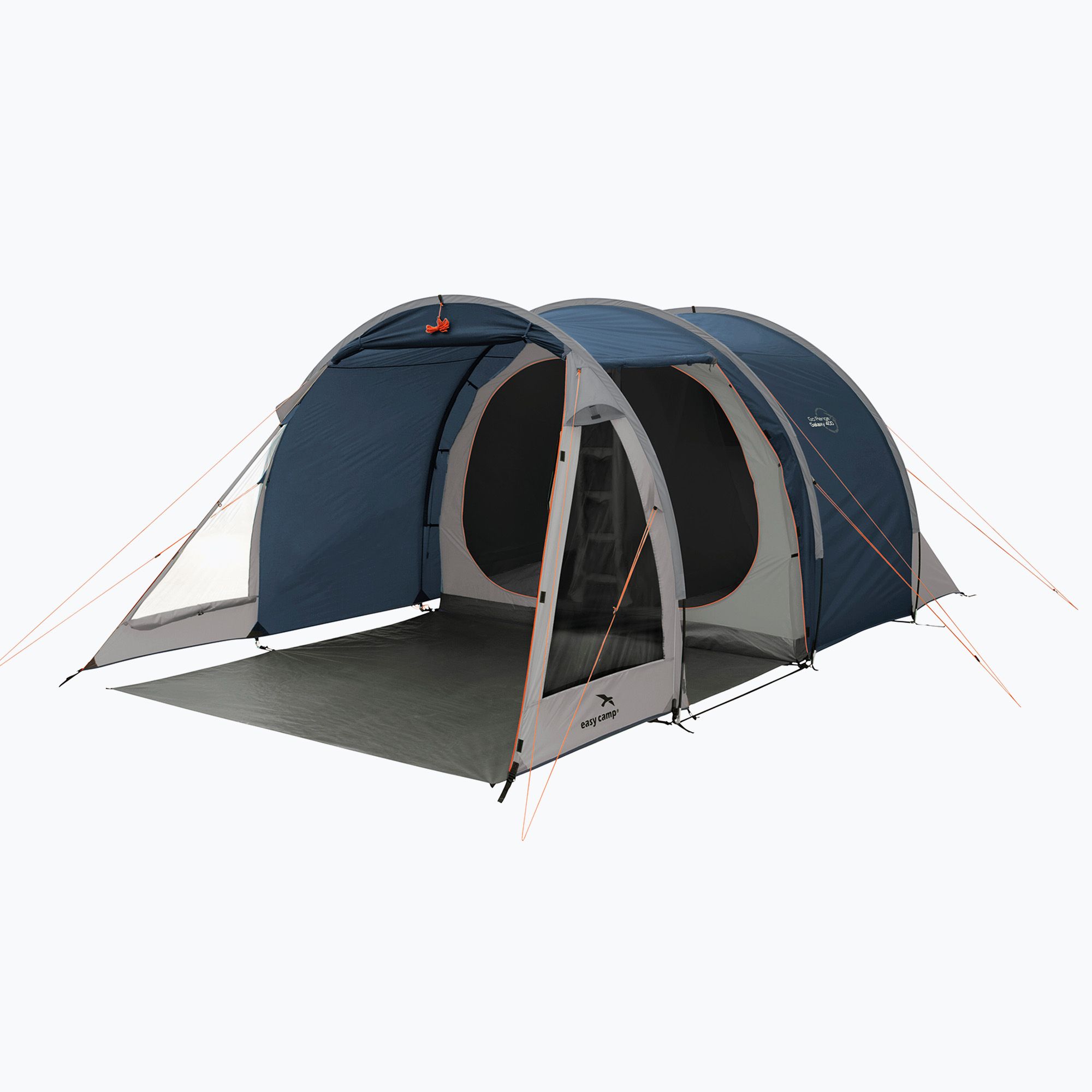 zelt der samen vier buchstaben CampFeuer Smart für 4 Personen | 2000 mm Wassersäule | Blau/Grau | Großes Tunnelzelt mit 3 Eingängen, Herausnehmbare Trennwand hunting dog Color:Silver/Anthracite-OB-A HOI RIDE - KETTLER