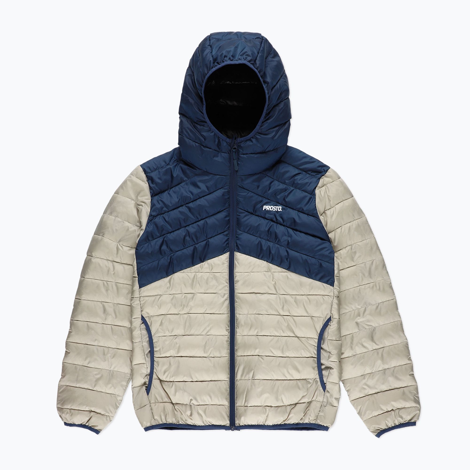 PROSTO Ultralight Split beige winter jacket (S)