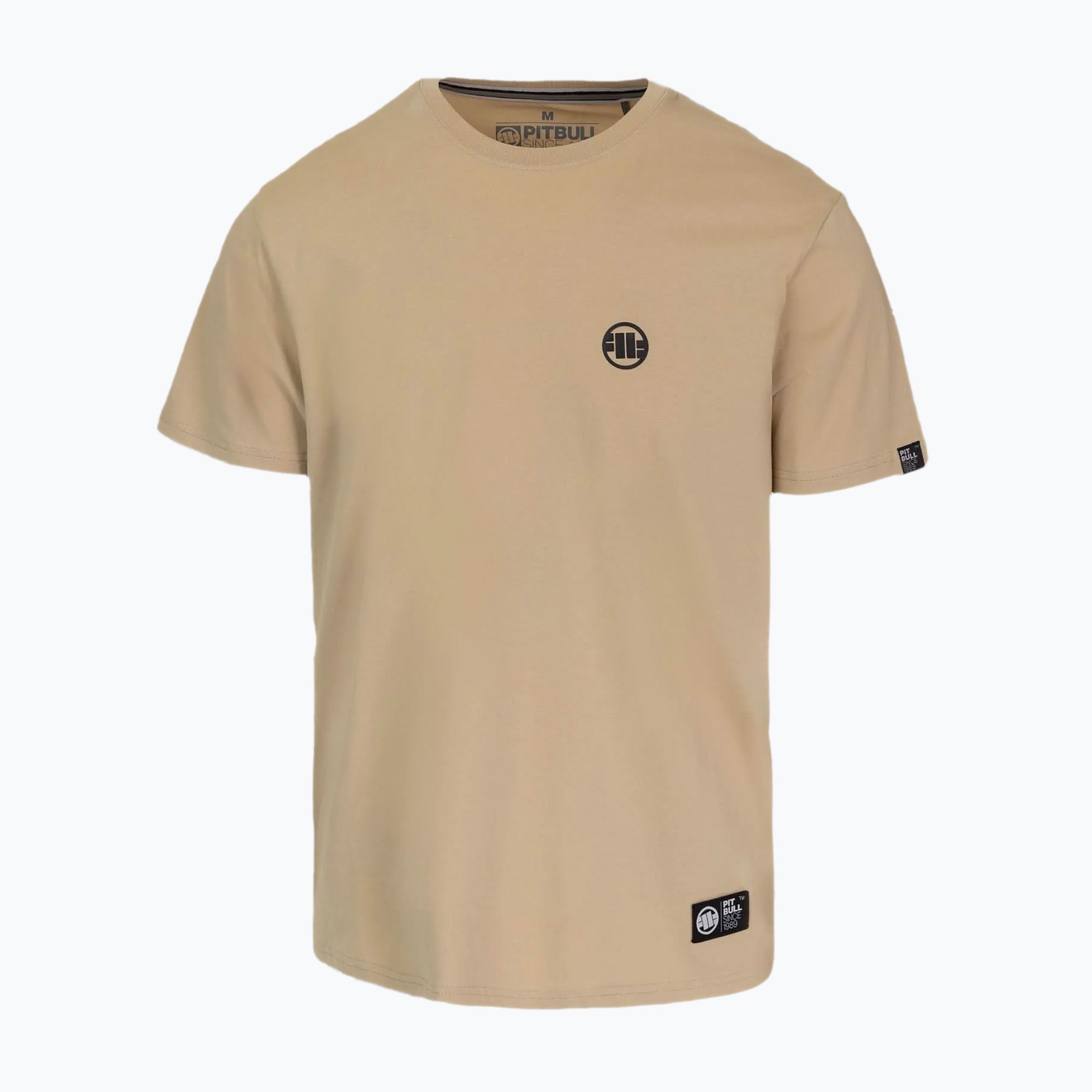 Men's T-shirt Pitbull Small Logo sand (M)