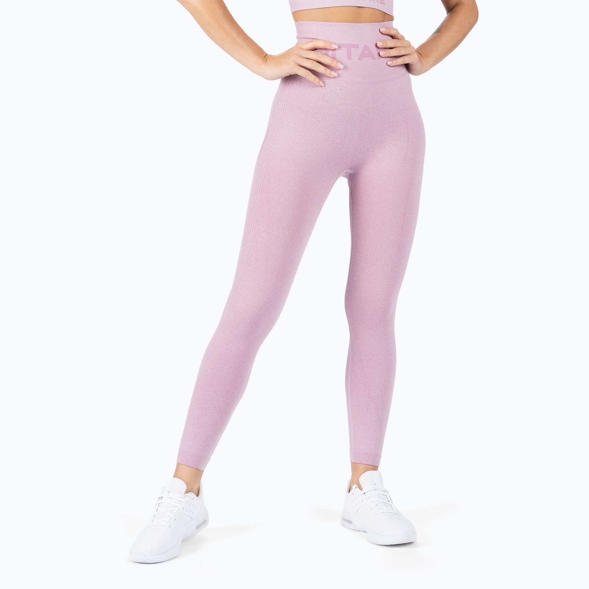 Seamless leggings PUSH UP MAX K001 pink MITARE Size S Color Pink