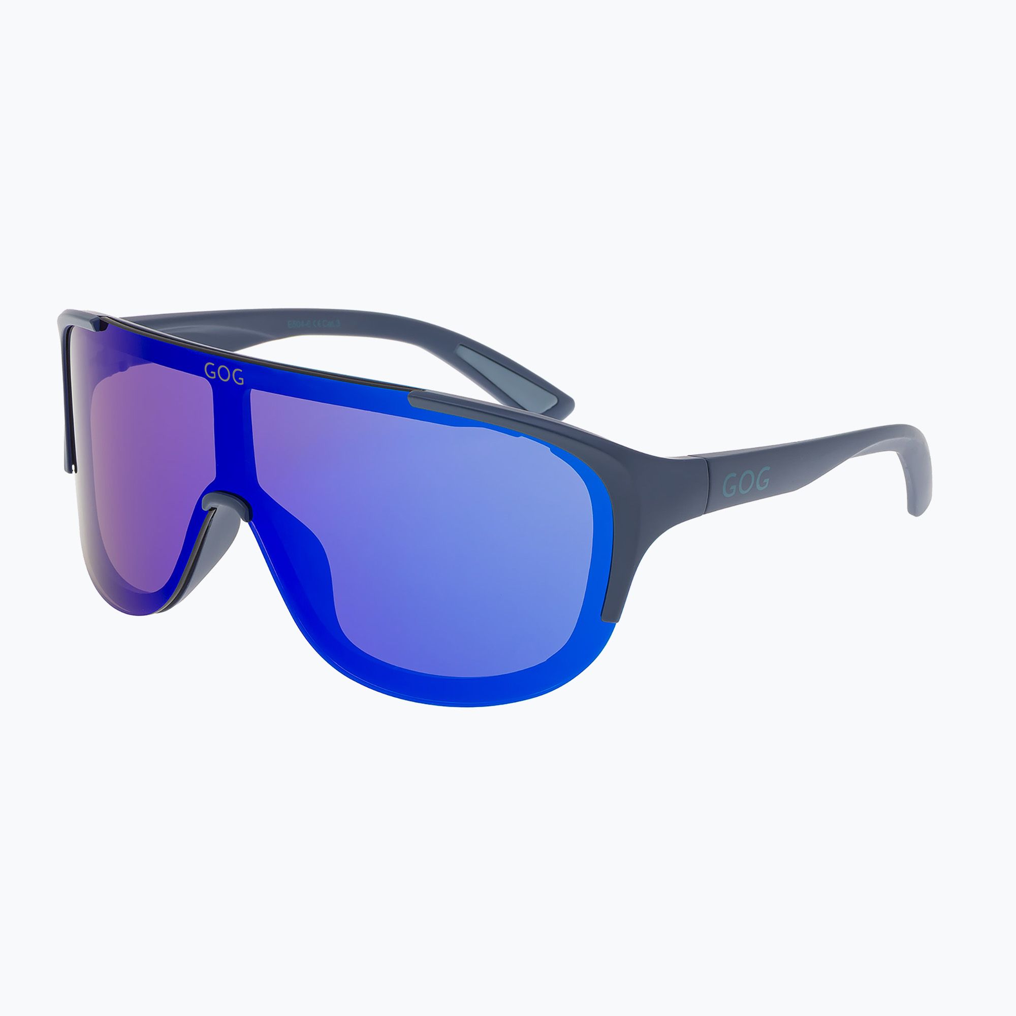 Sunglasses GOG Medusa matt blue/reflex blue (E504-6) - Sportano.com