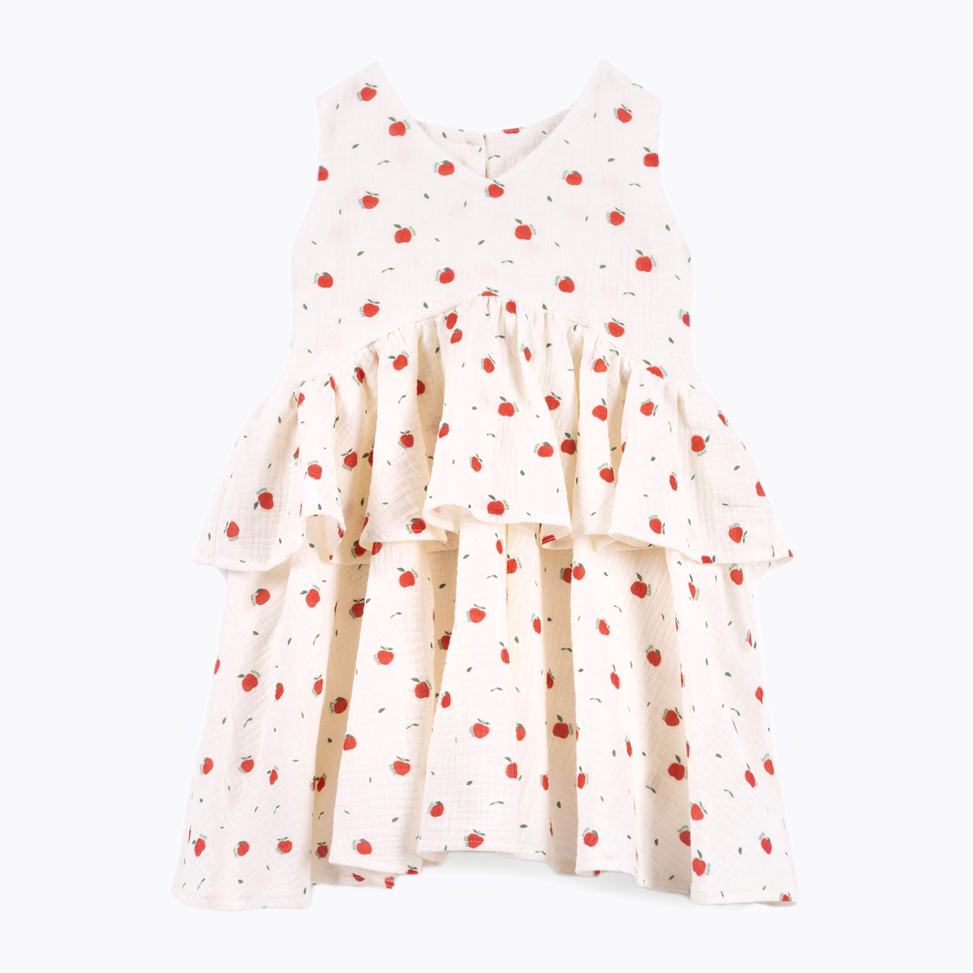 KID STORY baby dress muslin apple orchard (134-140)