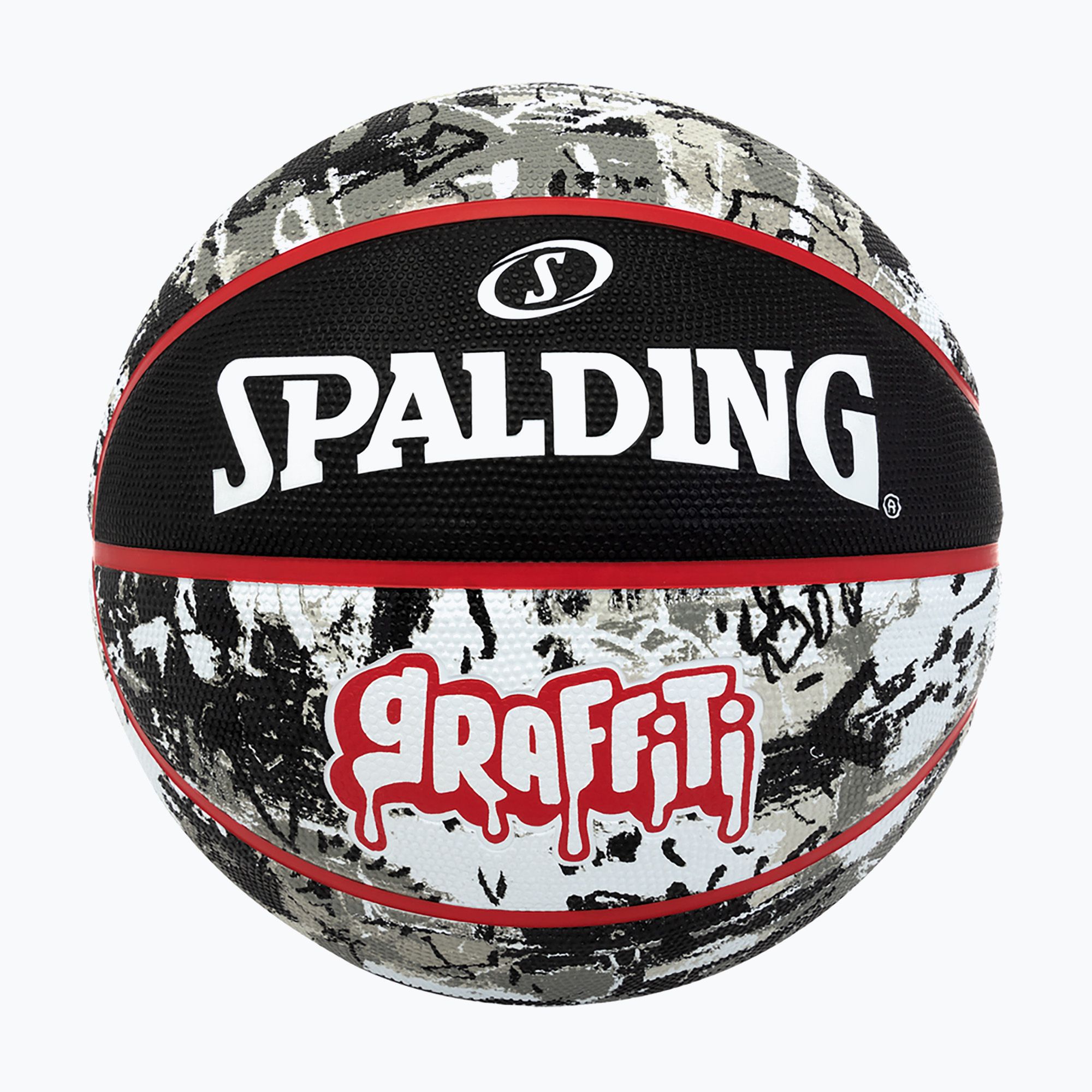 Spalding Graffiti basketball black/red size 7