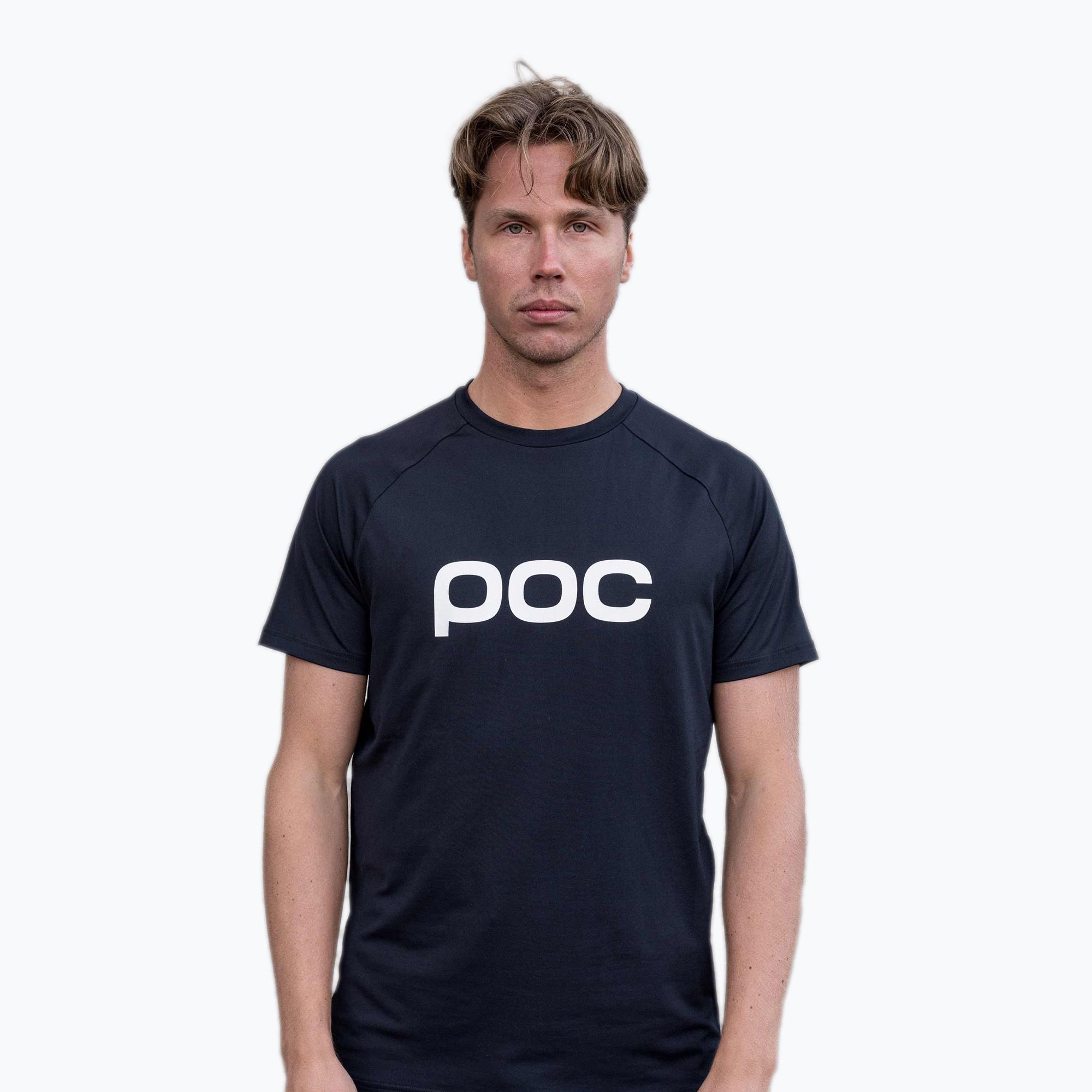 Men's cycling jersey POC Reform Enduro Tee uranium black