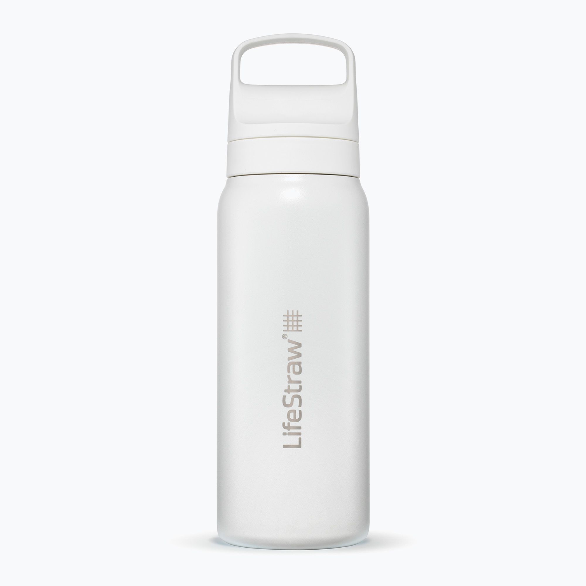 Lifestraw Water Filter Bottle Go Stainless Steel 700ml White
