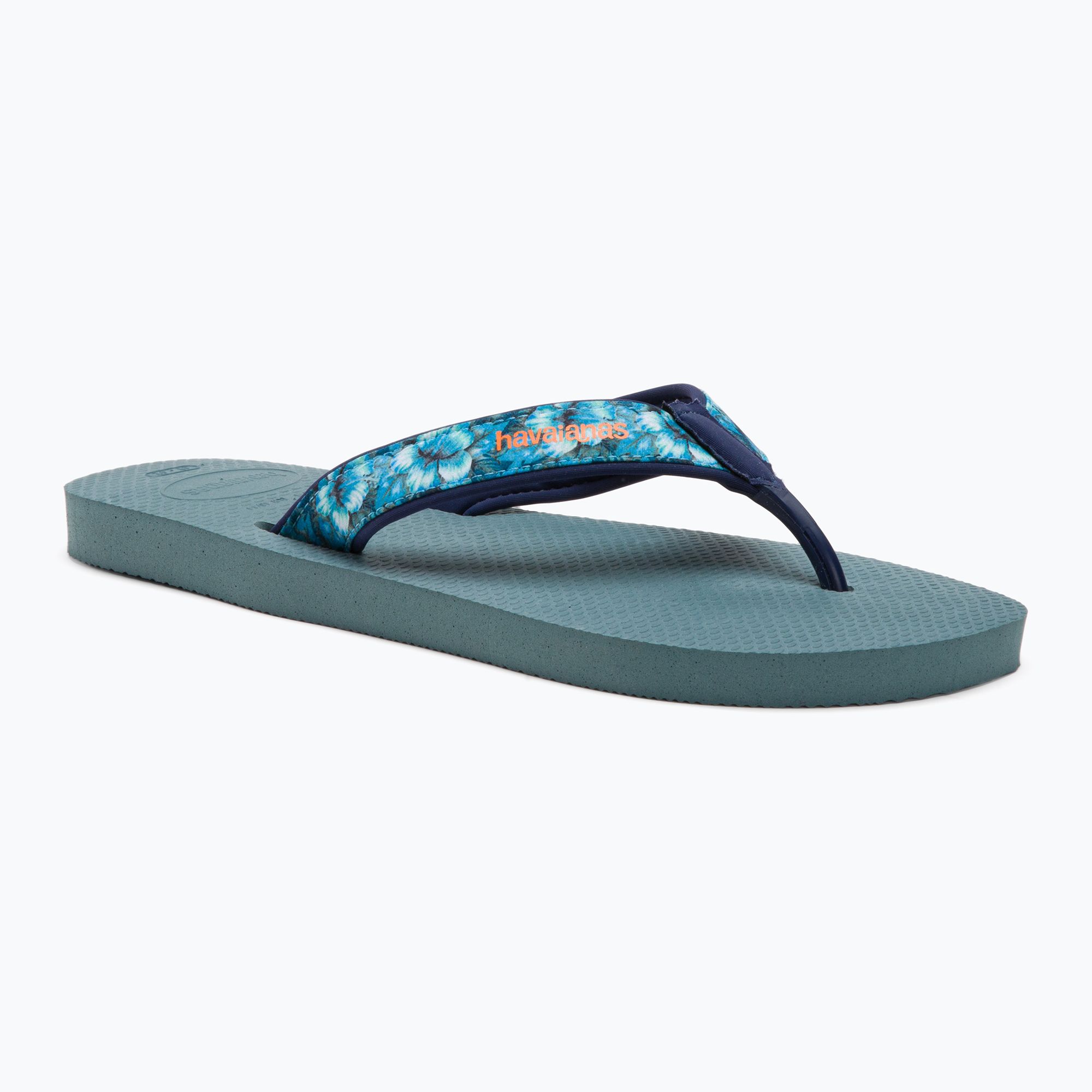 Men's Havaianas Surf Material silver/blue flip flops - Sportano.com