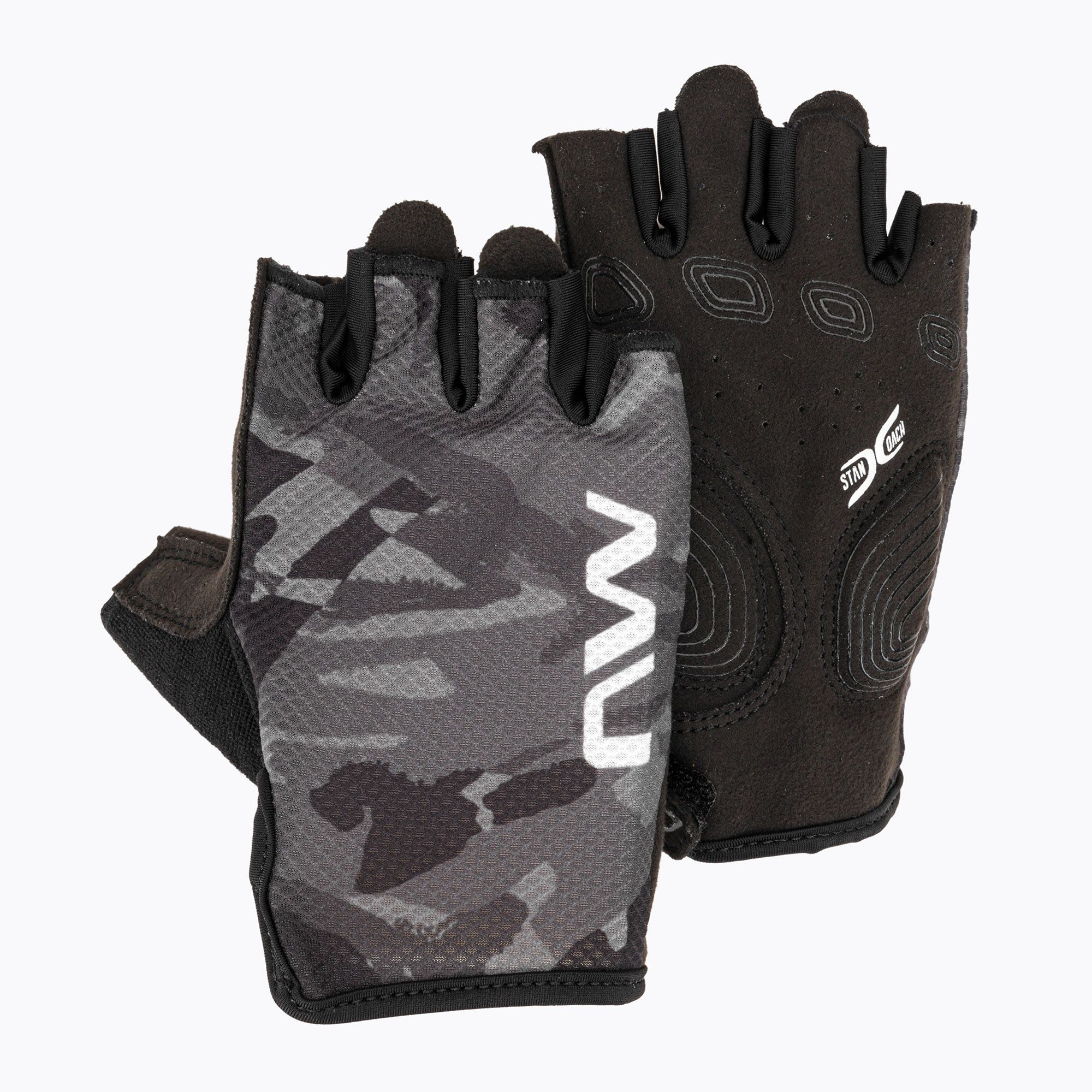 Men's Northwave Active black/grey cycling gloves C89202324 - Sportano.com