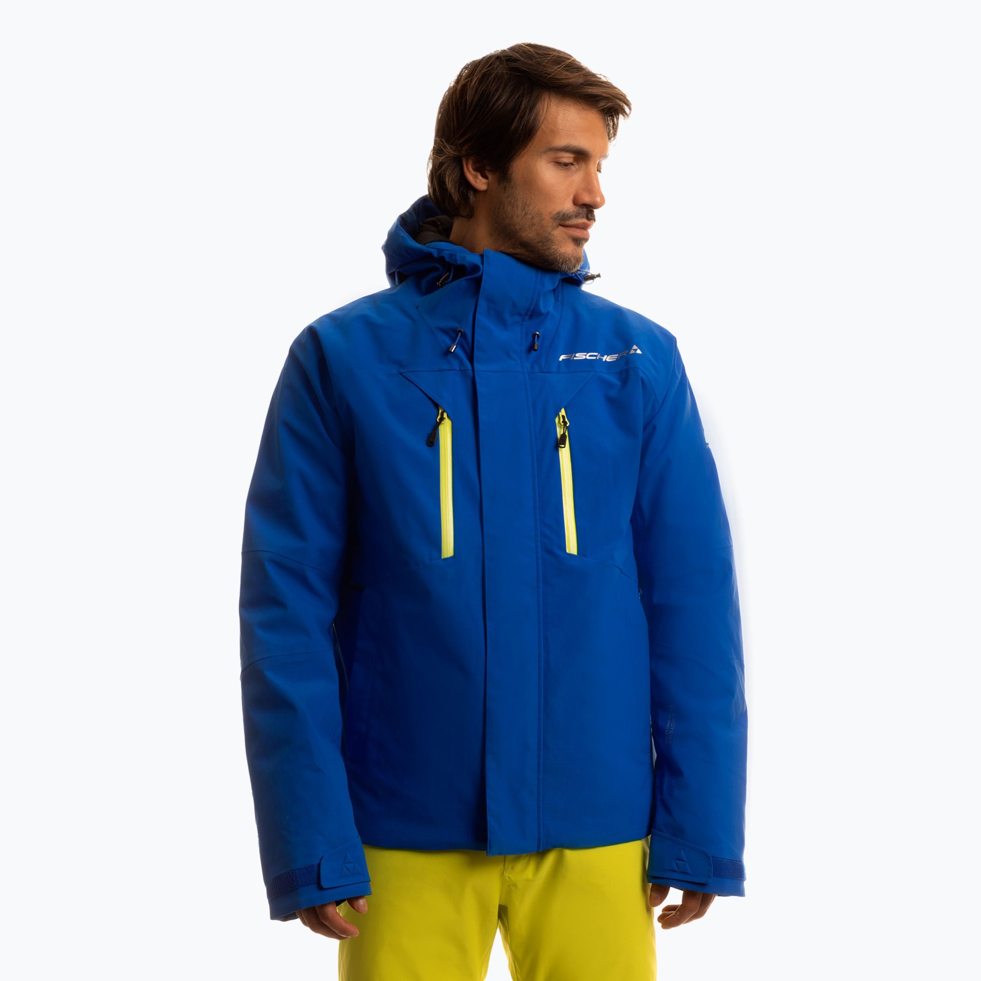 Men's ski jacket Fischer Dash prince blue (AFMFR06004) - Sportano.com