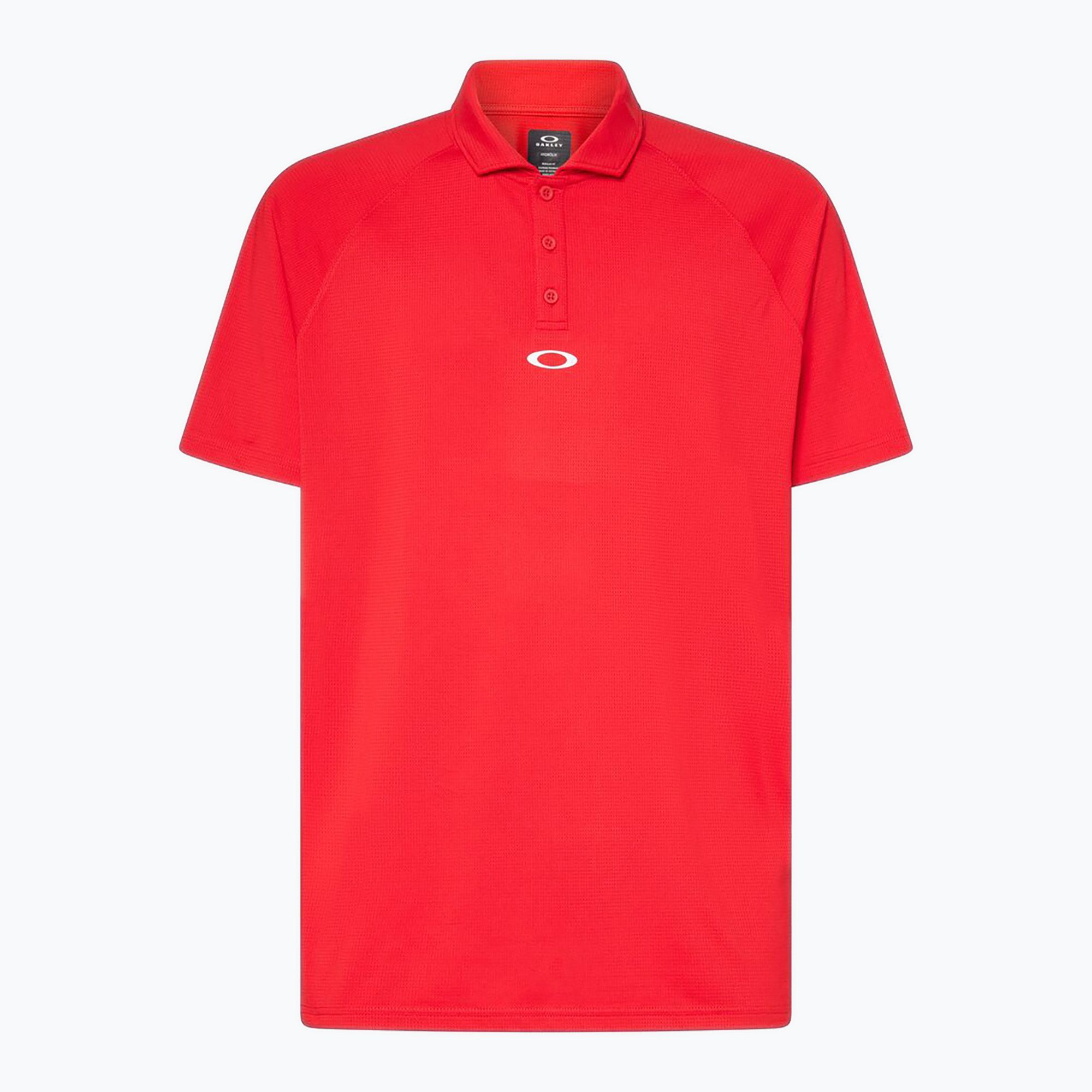 Men's Oakley Iconic Oakley Ss Polo Shirt red line (FOA405916 ...