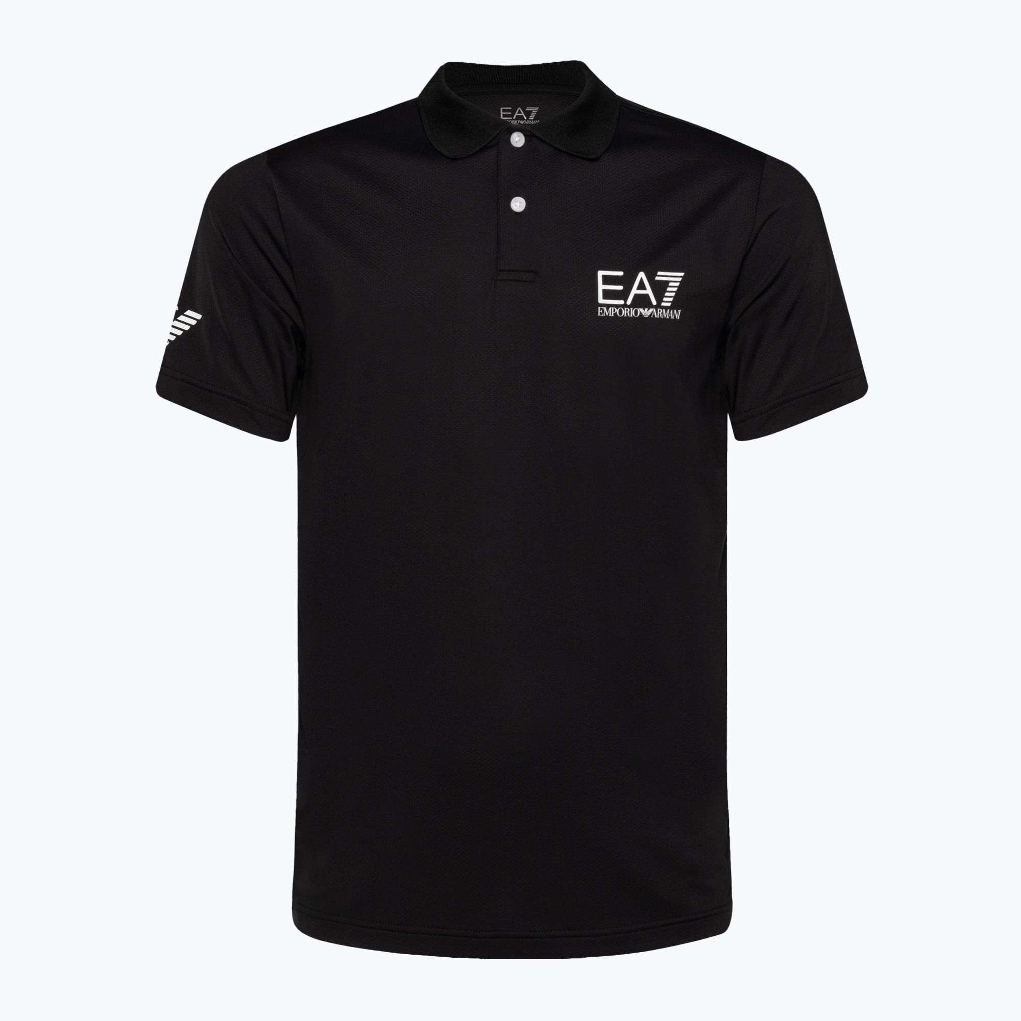 Men's EA7 Emporio Armani Multi-Sport Ventus7 polo shirt black