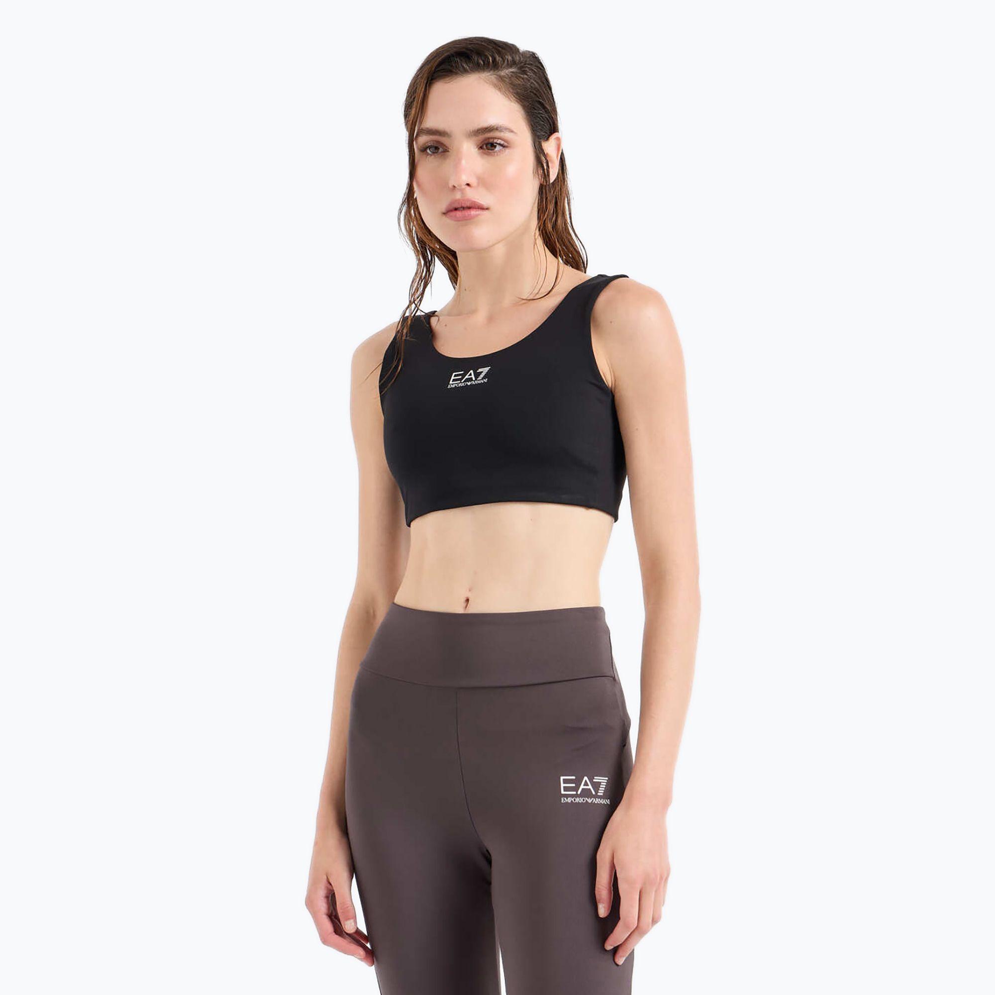 EA7 Emporio Armani Vigor 7 Light black beauty bra (XS)